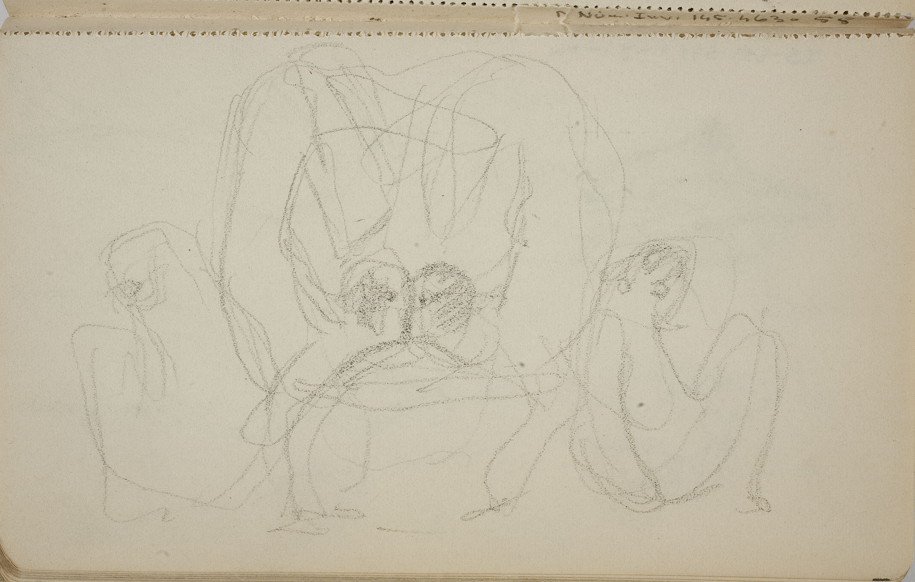image for: Ismael Smith - Croquis de figures - Cap a 1916