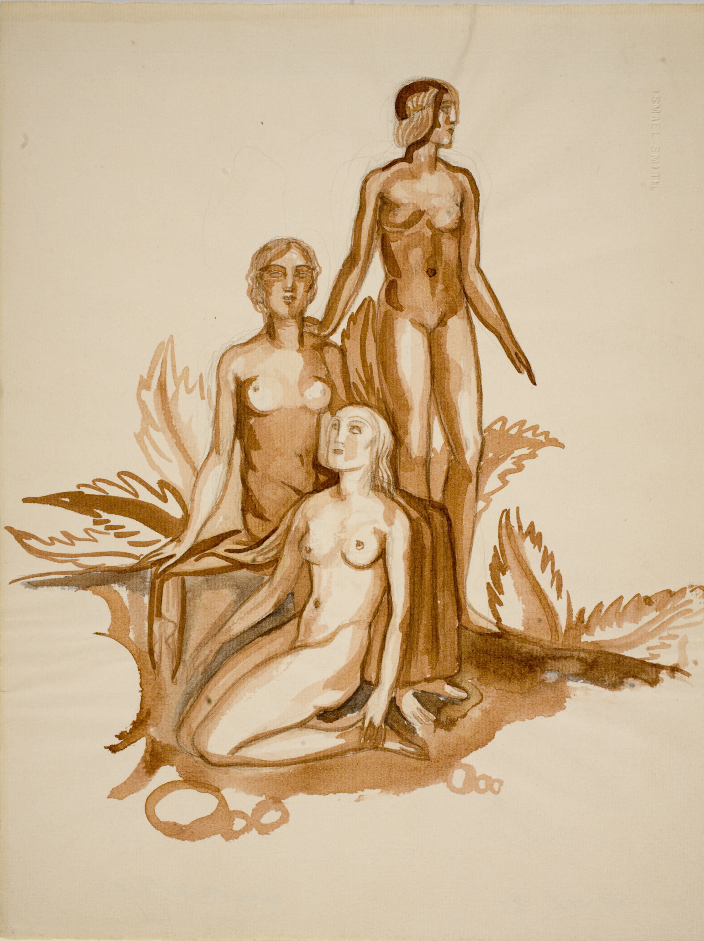 image for: Ismael Smith - Grup de figures femenines - Cap a 1920-1925