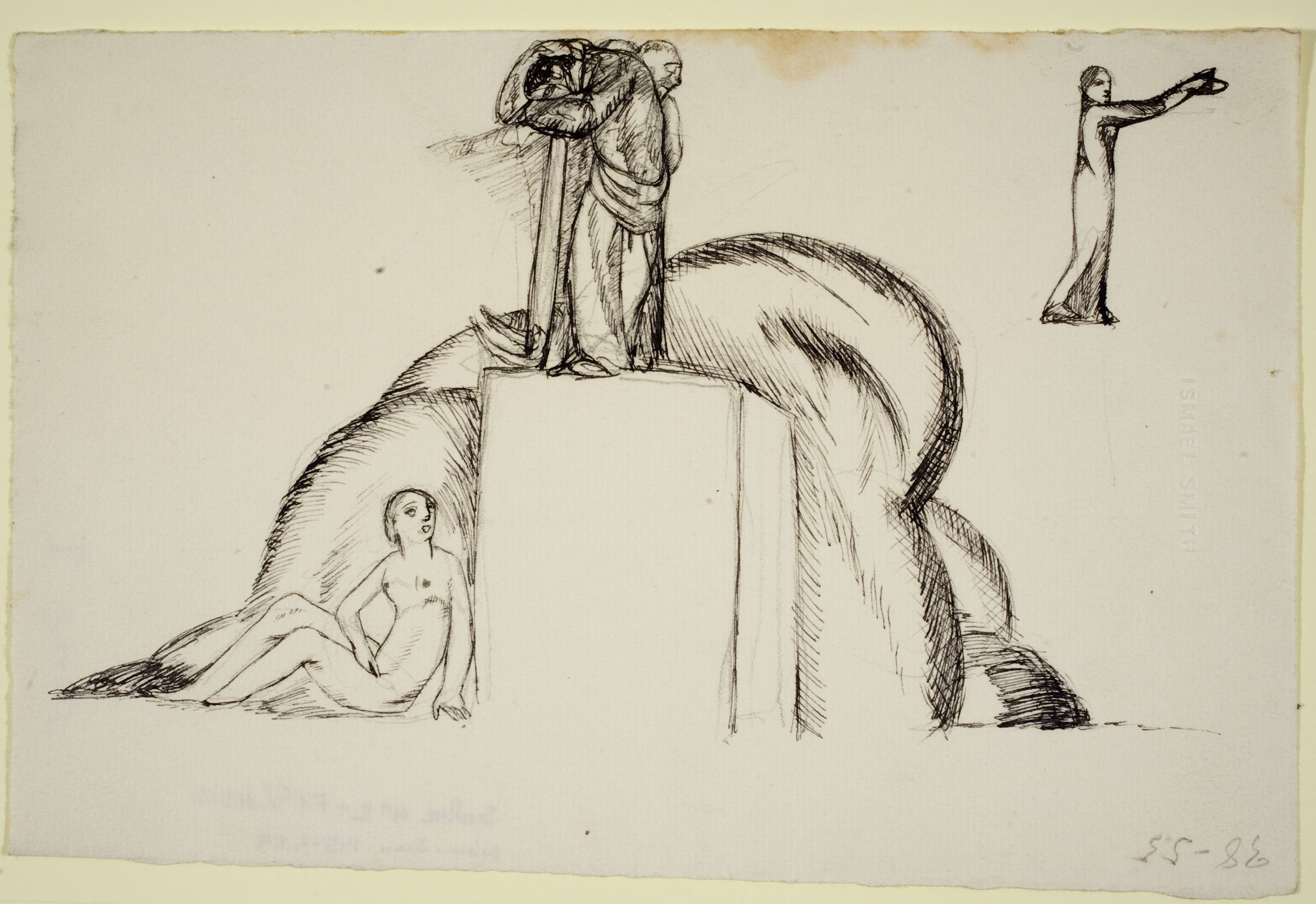 image for: Ismael Smith - Projecte de monument «El geni descobrint la vida» - Cap a 1912