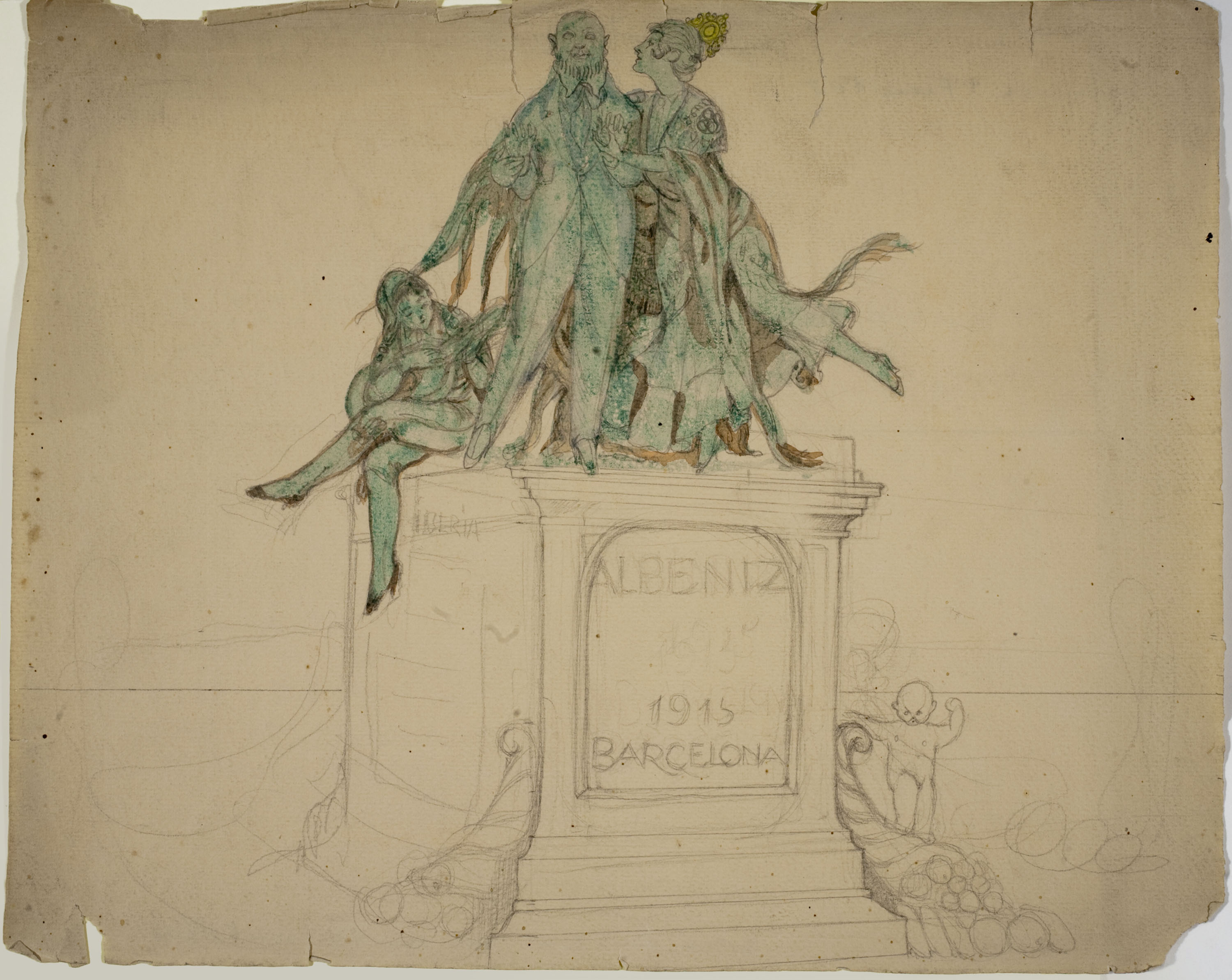 image for: Ismael Smith - Projecte de monument a Isaac Albéniz - 1915