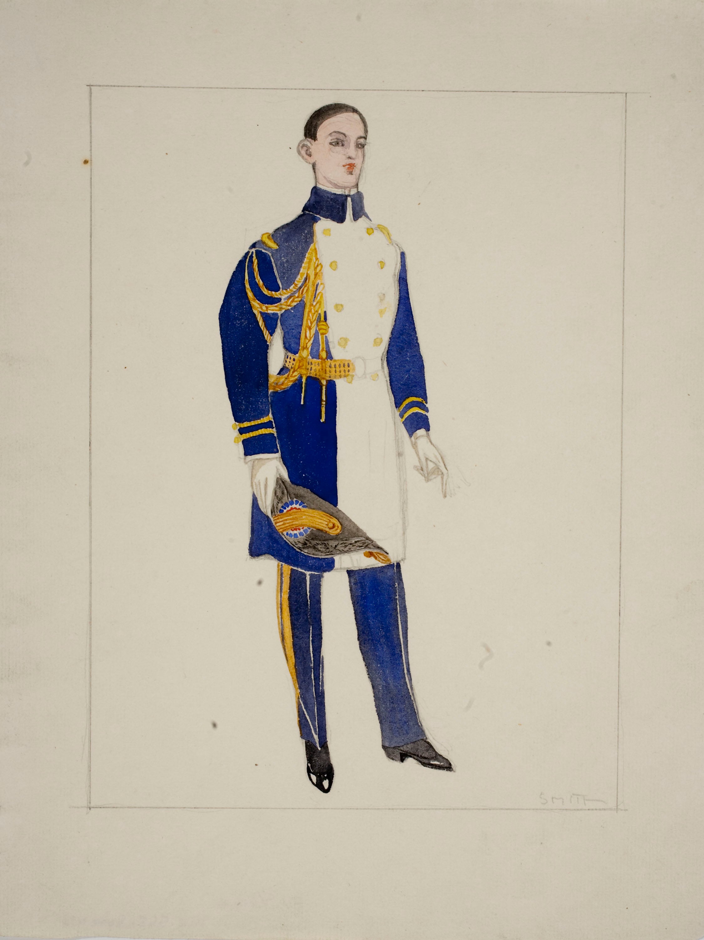 Ismael Smith - Dandi amb uniforme militar - Cap a 1913 image for: Ismael Smith - Dandi amb uniforme militar - Cap a 1913