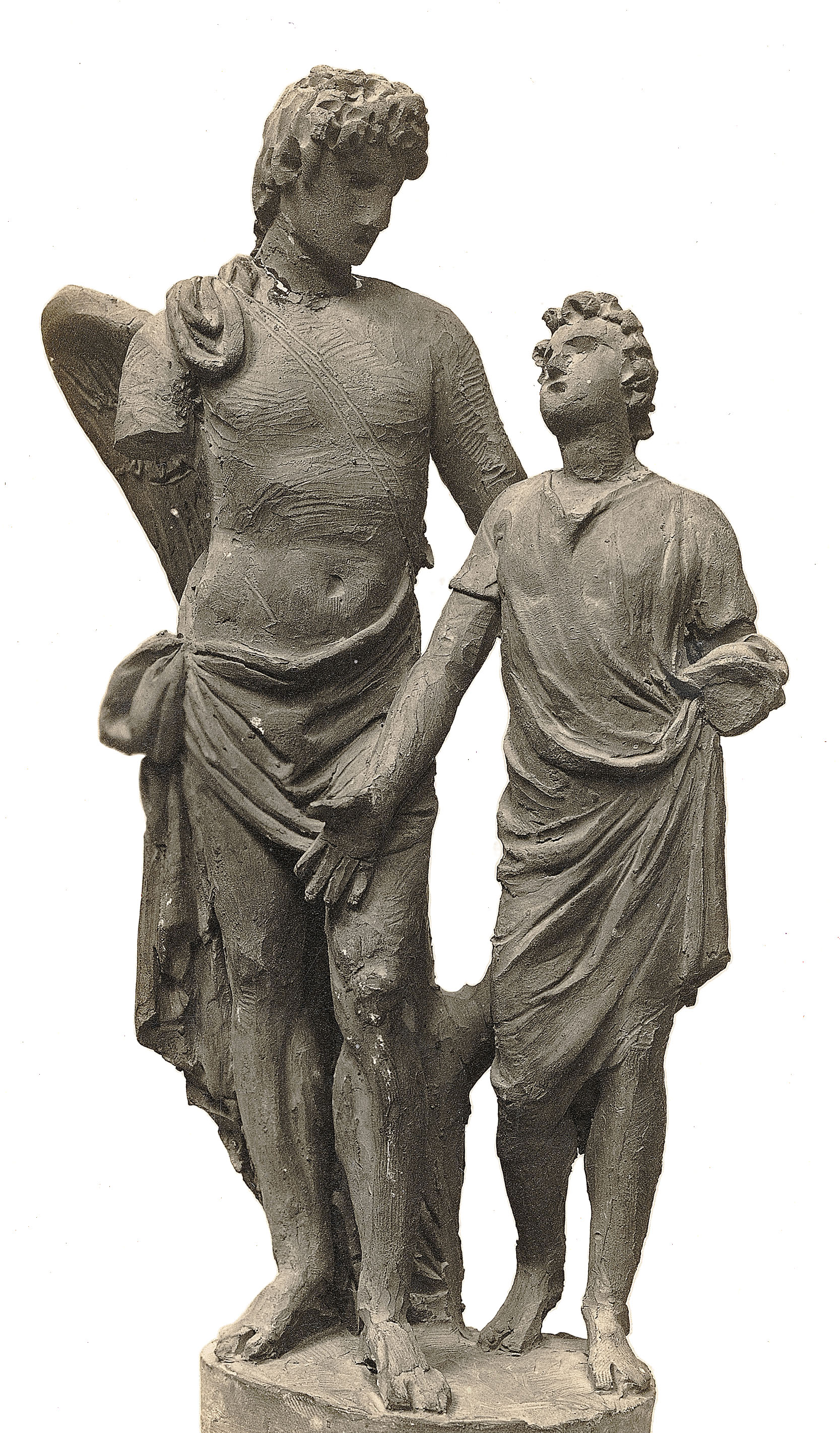 image for: Damià Campeny - L'arcàngel sant Rafael amb el jove Tobies - Cap a 1815-1840