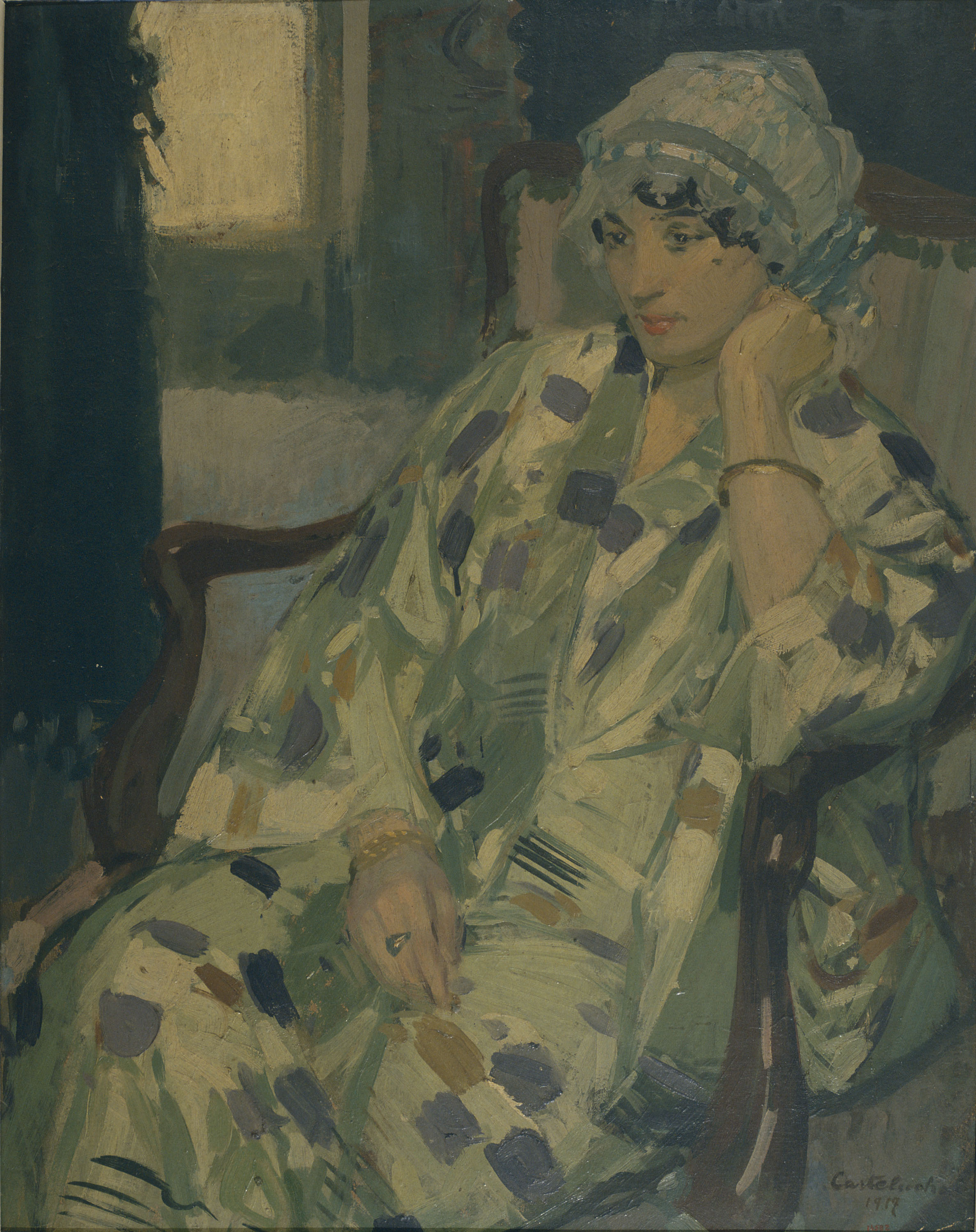 image for: Claudi Castelucho - Dona asseguda - 1917