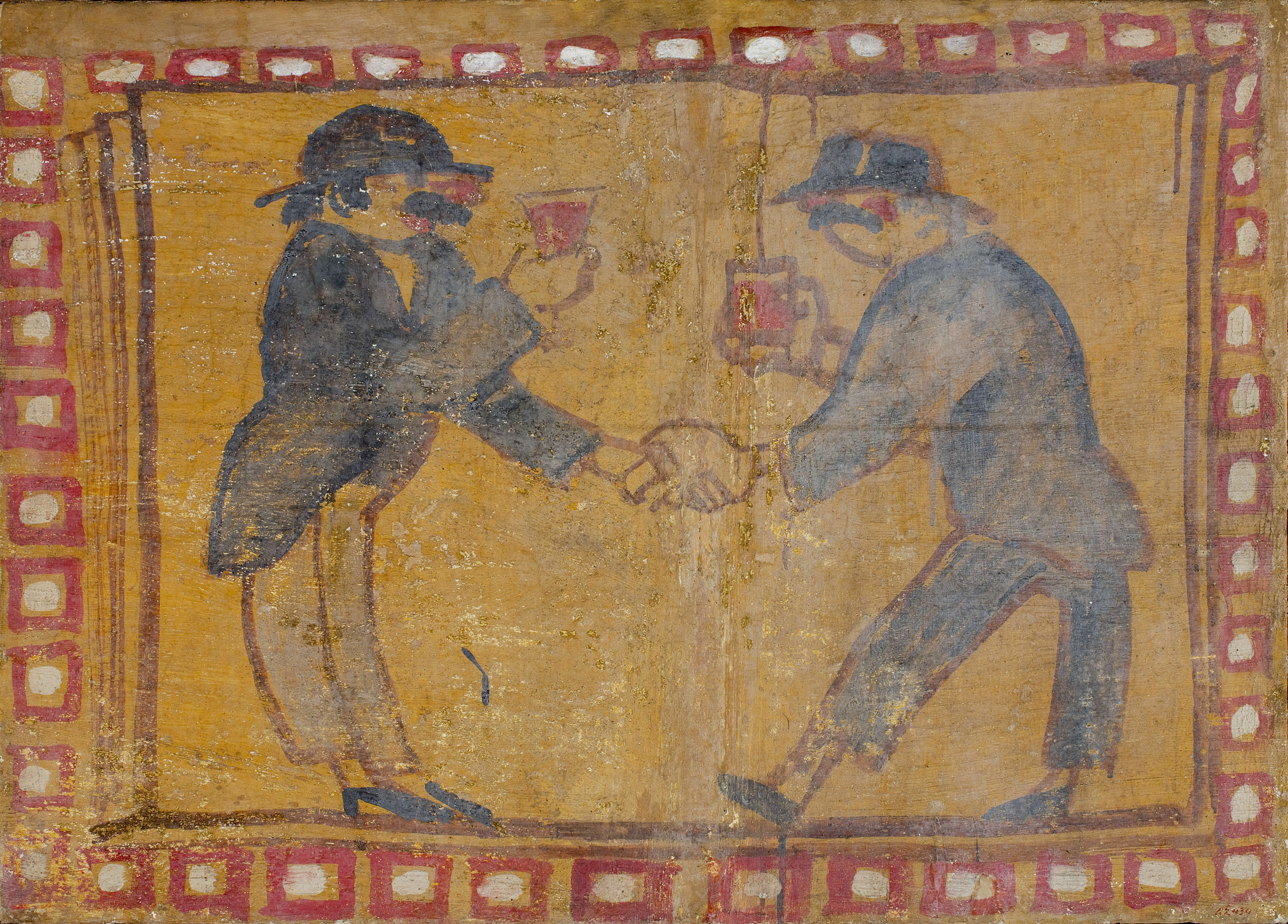 image for: Xavier Nogués - Fragment de la decoració mural del celler de les Galeries Laietanes - 1915