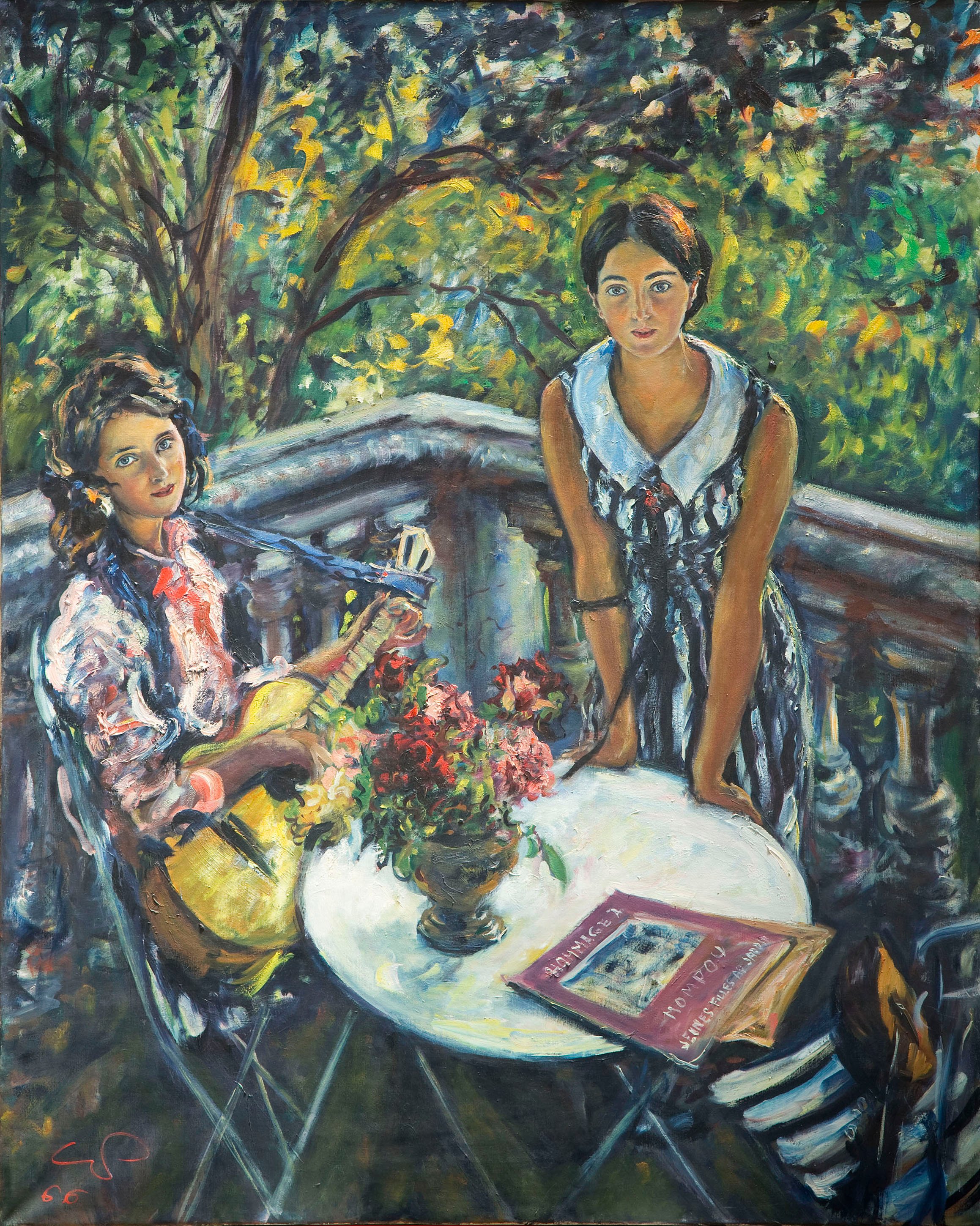 image for: Ferran Callicó - Dues noies assegudes a taula - 1966