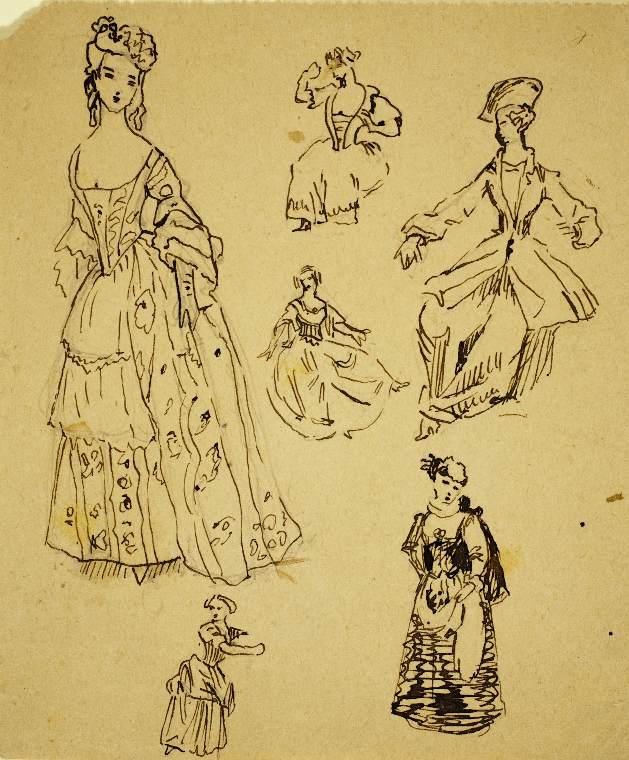 image for: Ismael Smith - Estudi d'indumentària del segle XVIII - Cap a 1910