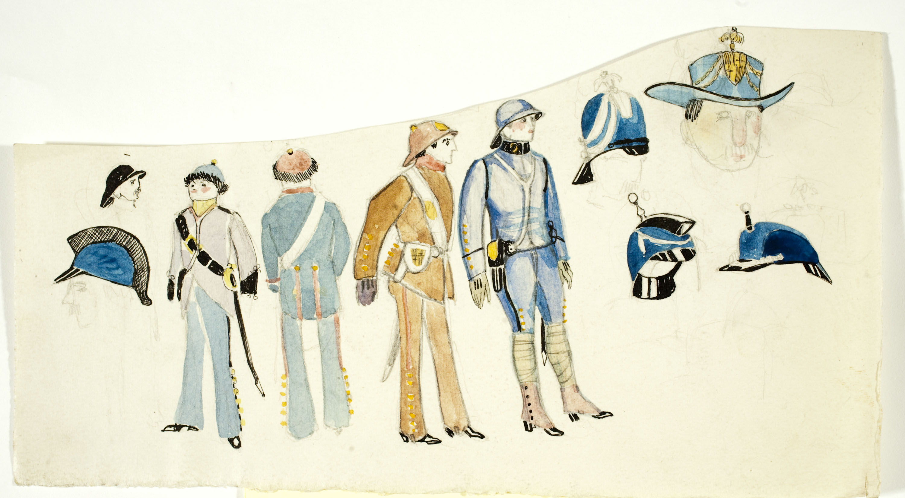 Ismael Smith - Uniformes militars i barrets - Cap a 1905-1915 image for: Ismael Smith - Uniformes militars i barrets - Cap a 1905-1915