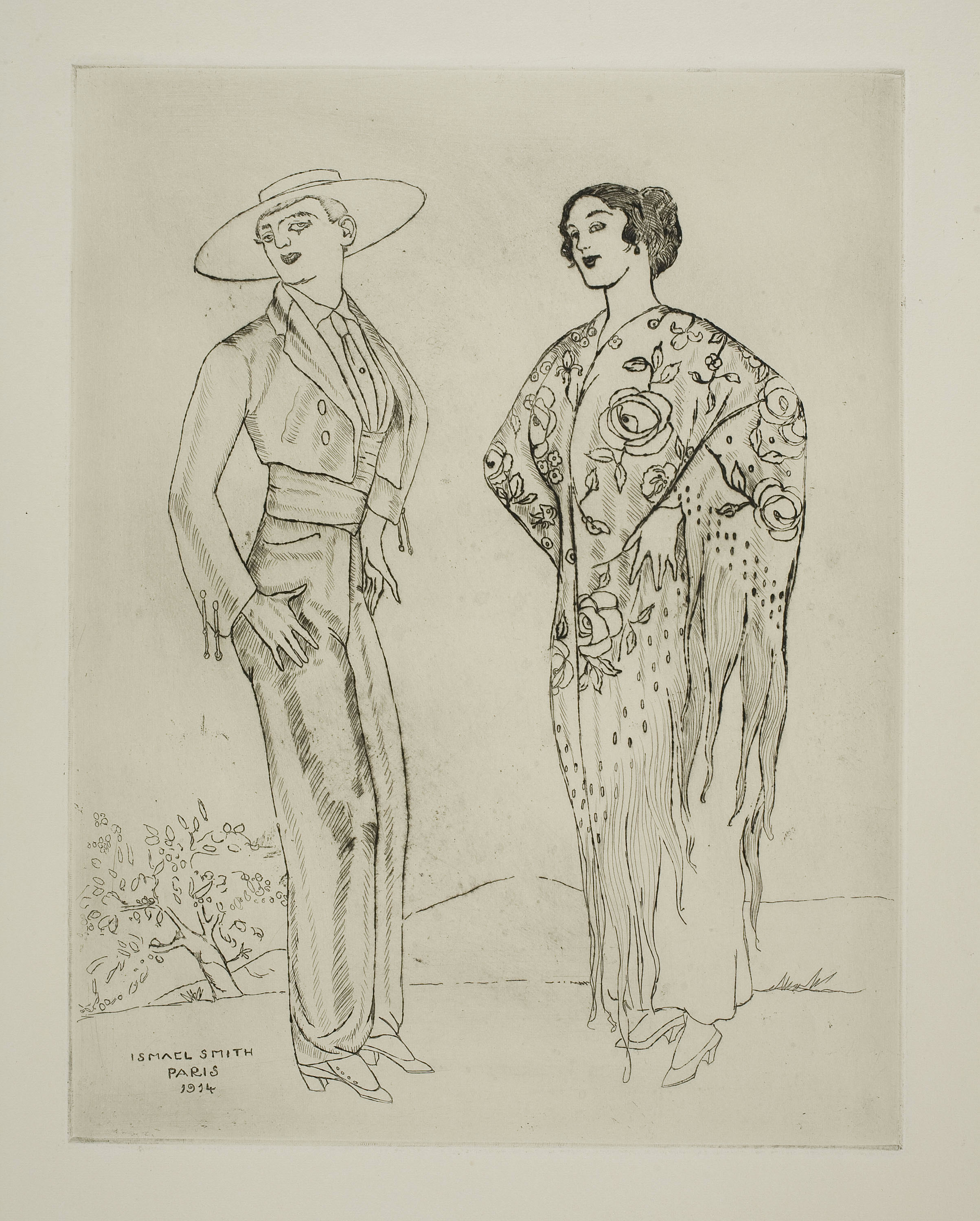 image for: Ismael Smith - Parella andalusa - 1914