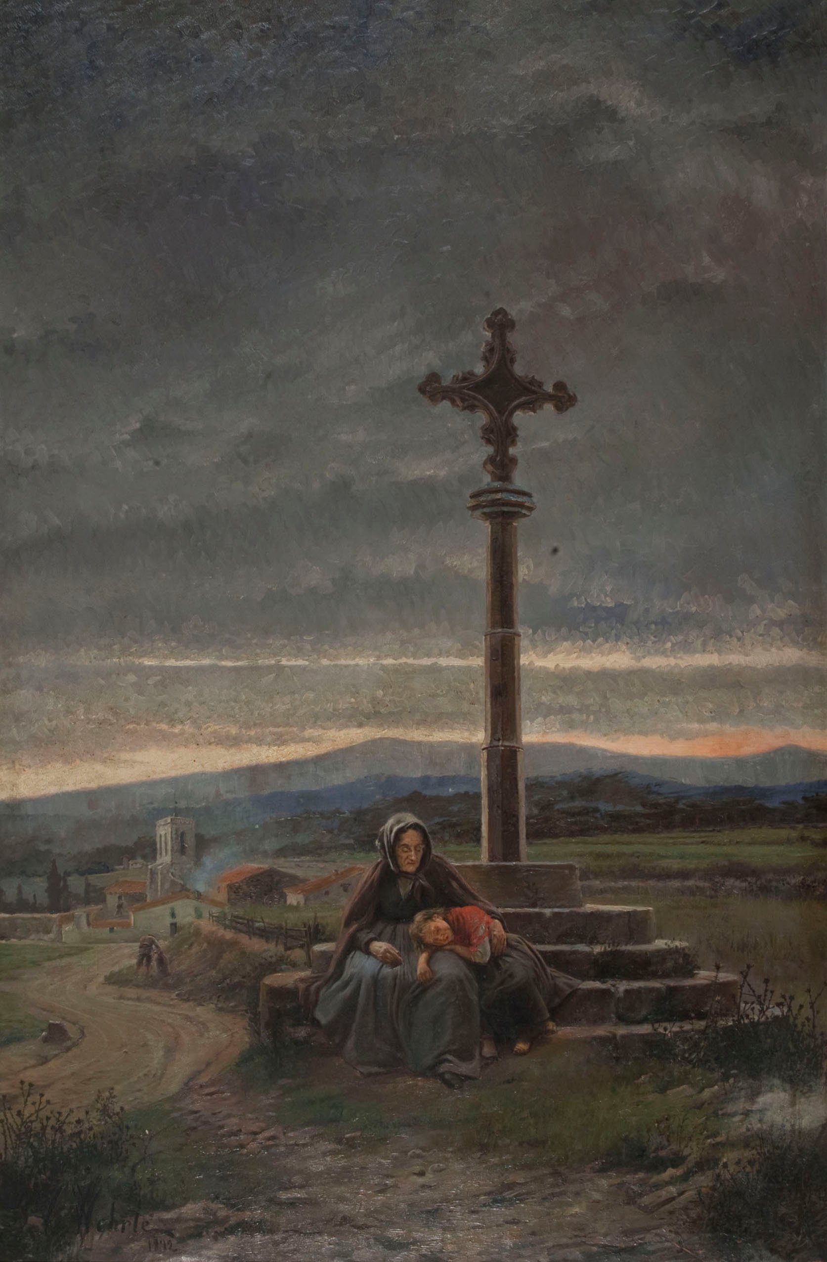 Victor Wehrle Anfruns - Descans en la creu - 1892 image for: Victor Wehrle Anfruns - Descans en la creu - 1892