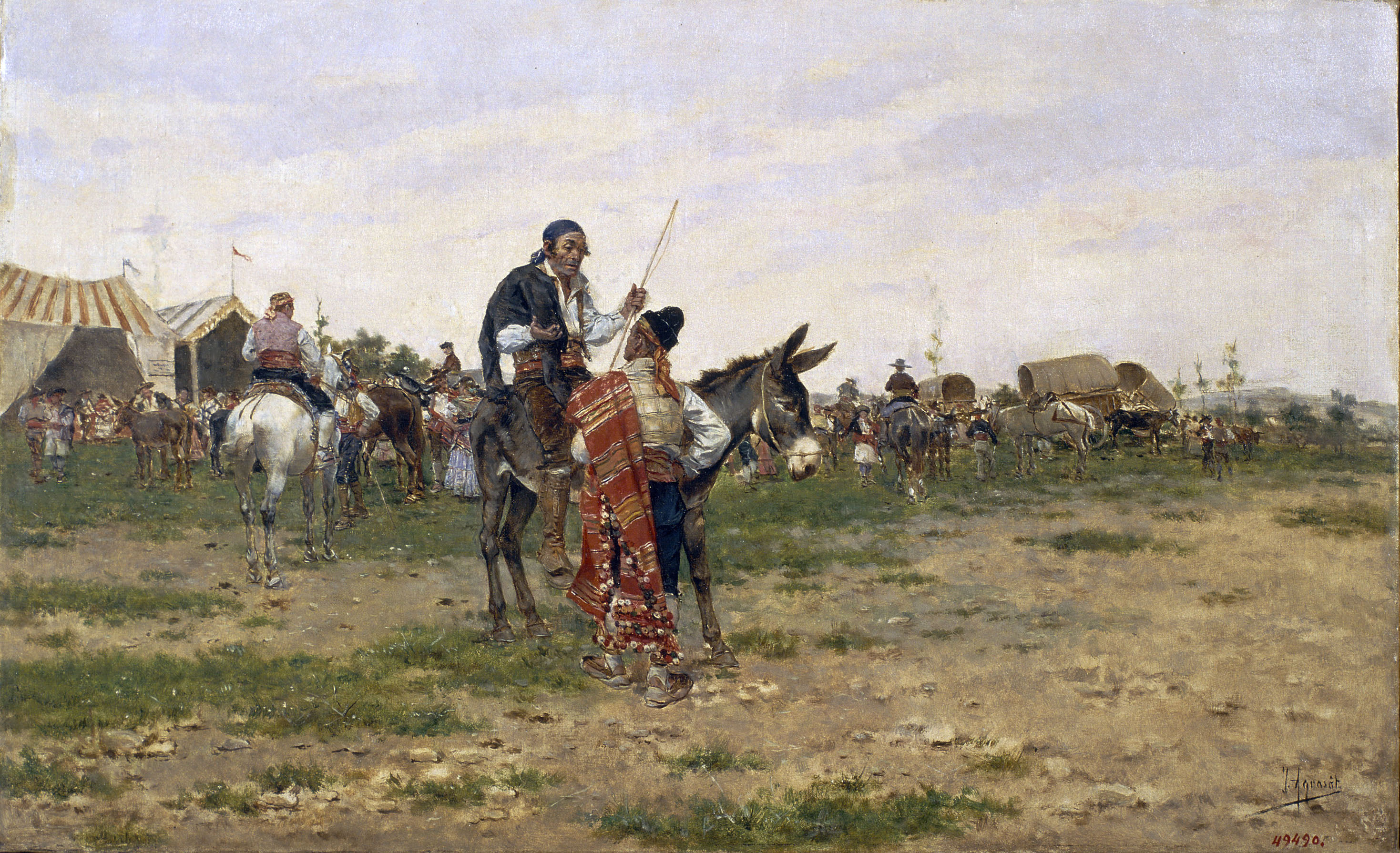 image for: Joaquim Agrassot - A la fira - Cap a 1898