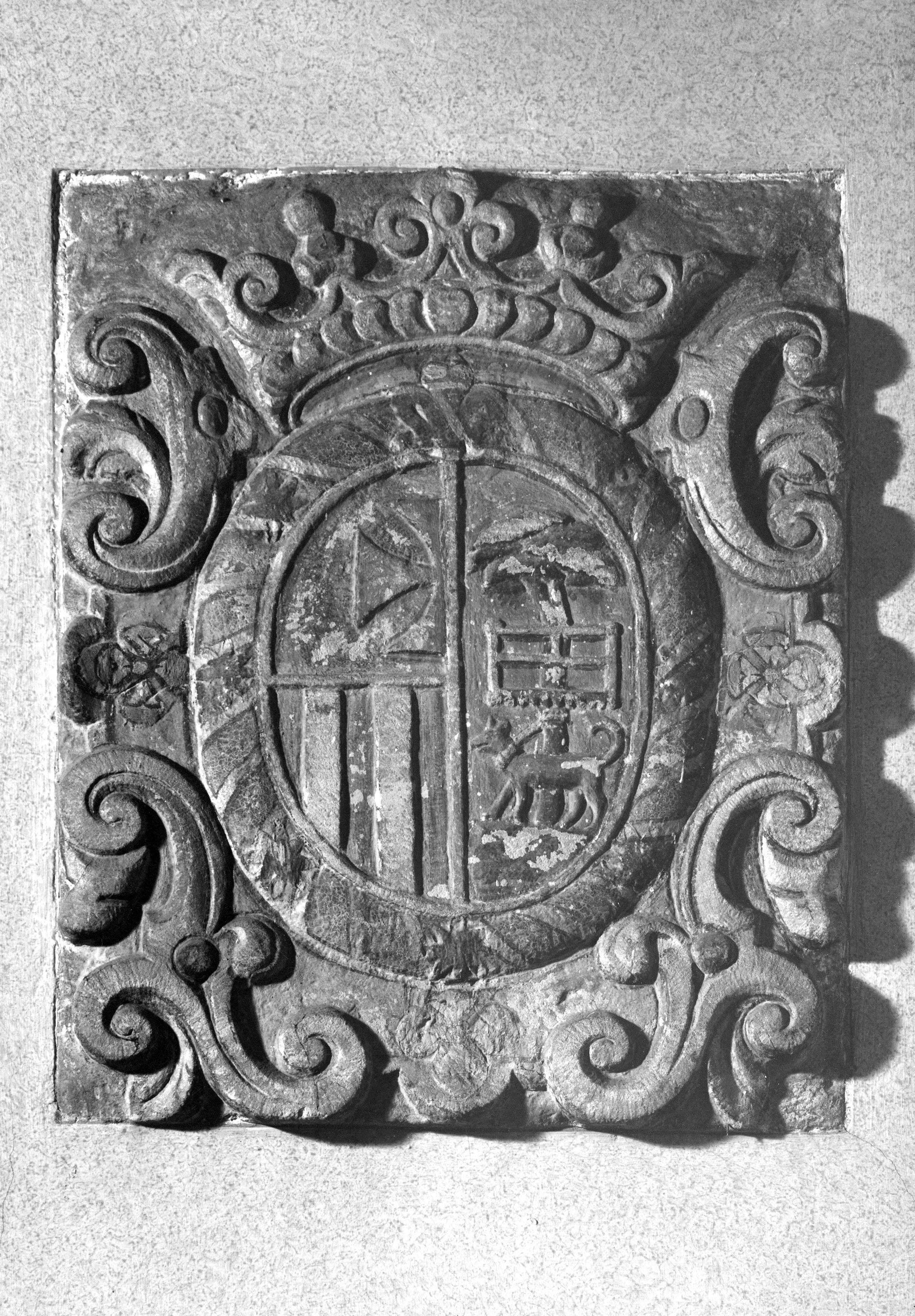 image for: Anònim. Catalunya - Escut mercedari de fra Dalmau Serra - Entre 1635-1650