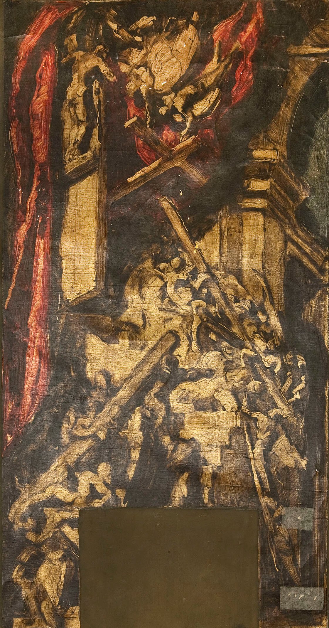 image for: Josep Maria Sert - La dansa de la mort. Façana interior esquerra de la darrera decoració de la catedral de Vic - 1939-1945