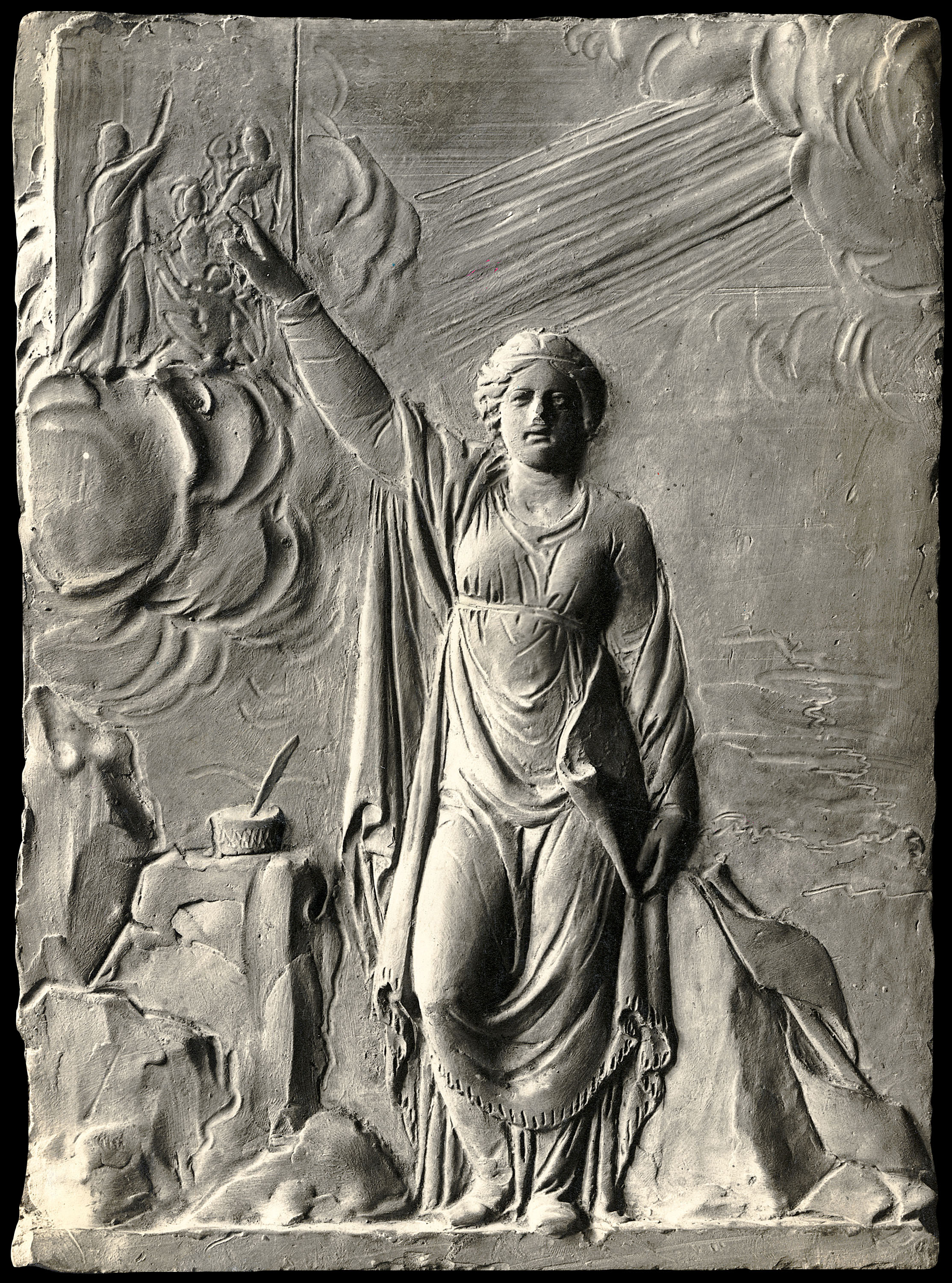 image for: Damià Campeny - La Fama escrivint la història de Crist: Jesús predicant - Cap a 1816