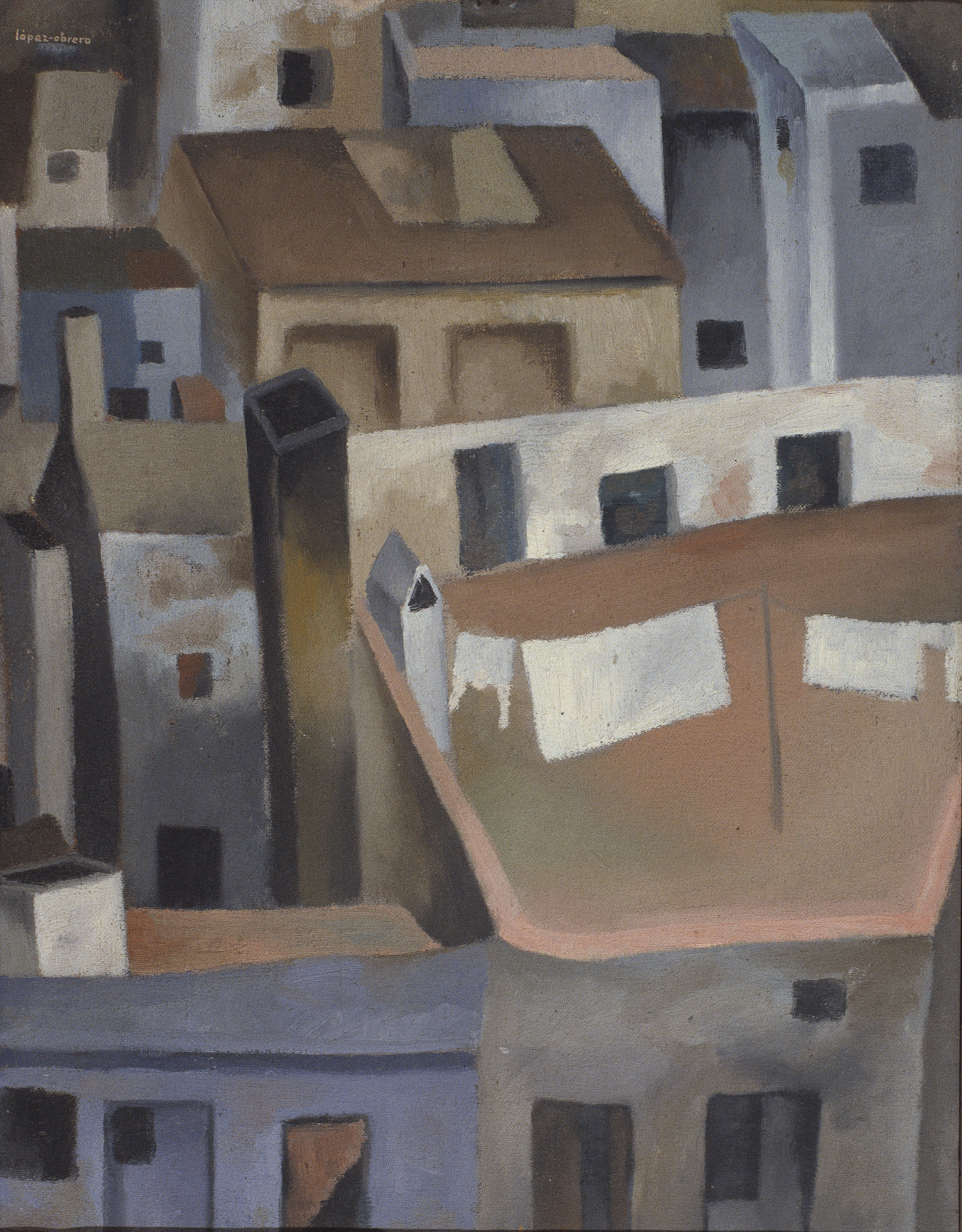 image for: Ángel López-Obrero Castiñeira - Terrats - Cap a 1937