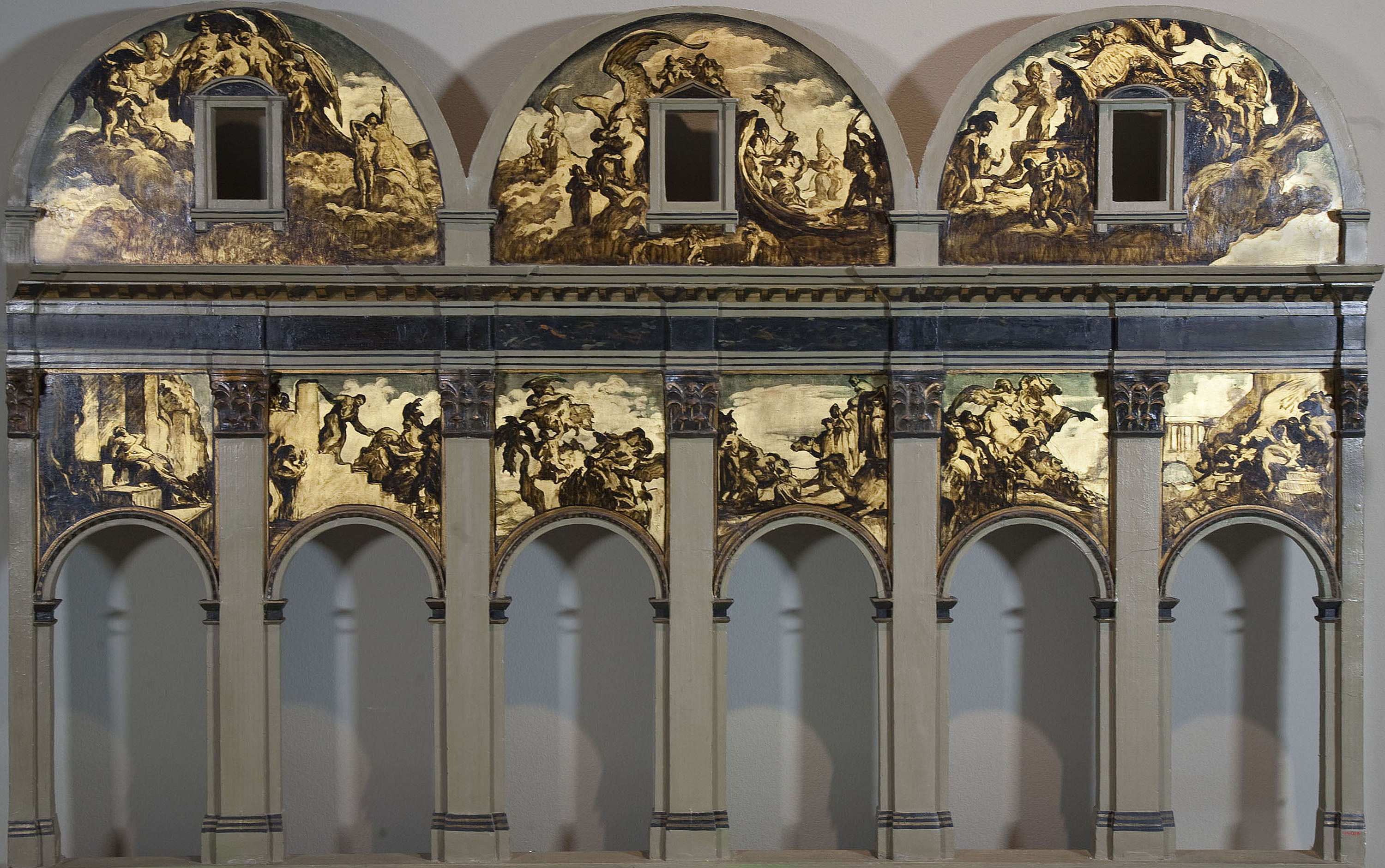 image for: Josep Maria Sert - «El món benaventurat». Nau de l'Evangeli de la segona decoració de la catedral de Vic - 1925-1927