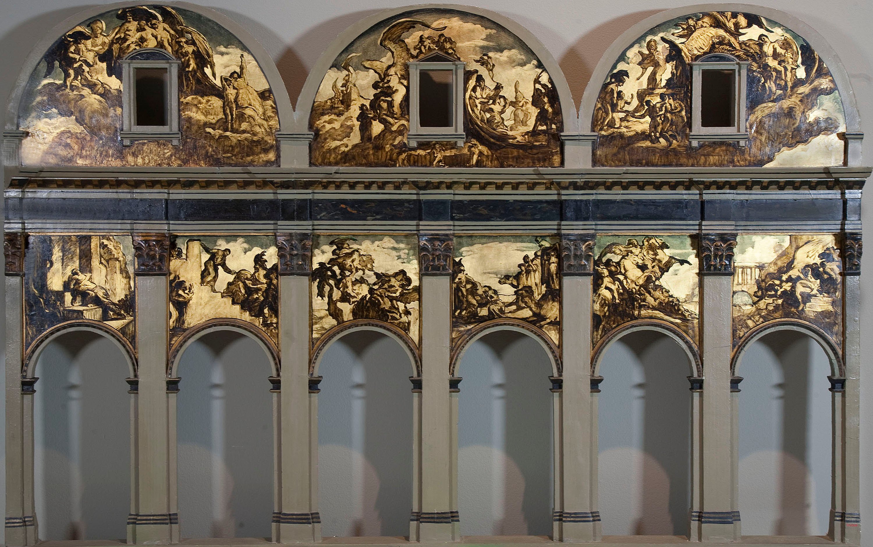 image for: Josep Maria Sert - «El món benaventurat». Nau de l'Evangeli de la segona decoració de la catedral de Vic - 1925-1927