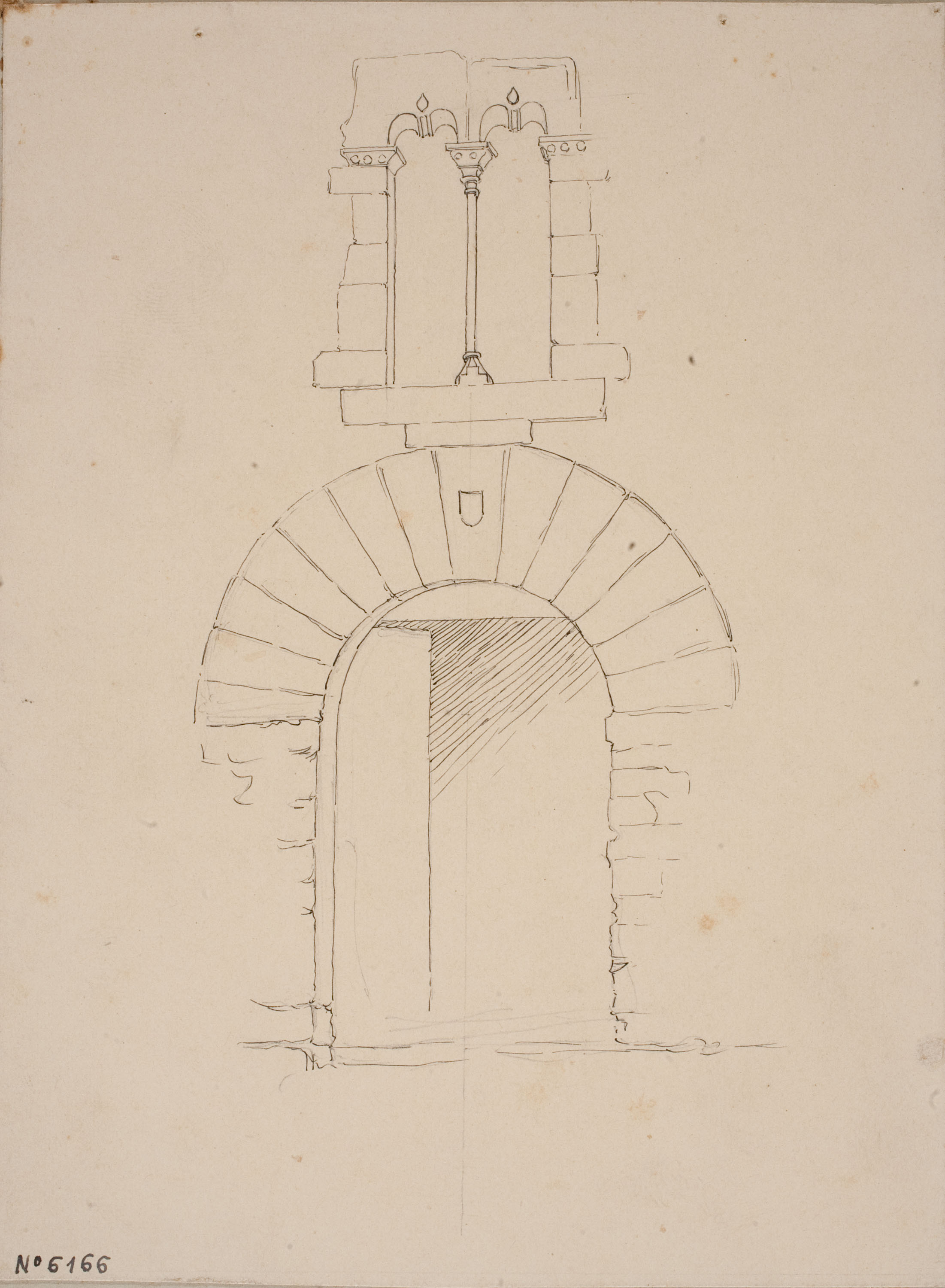 image for: Josep Lluís Pellicer - Apunt arquitectònic - Cap a 1889