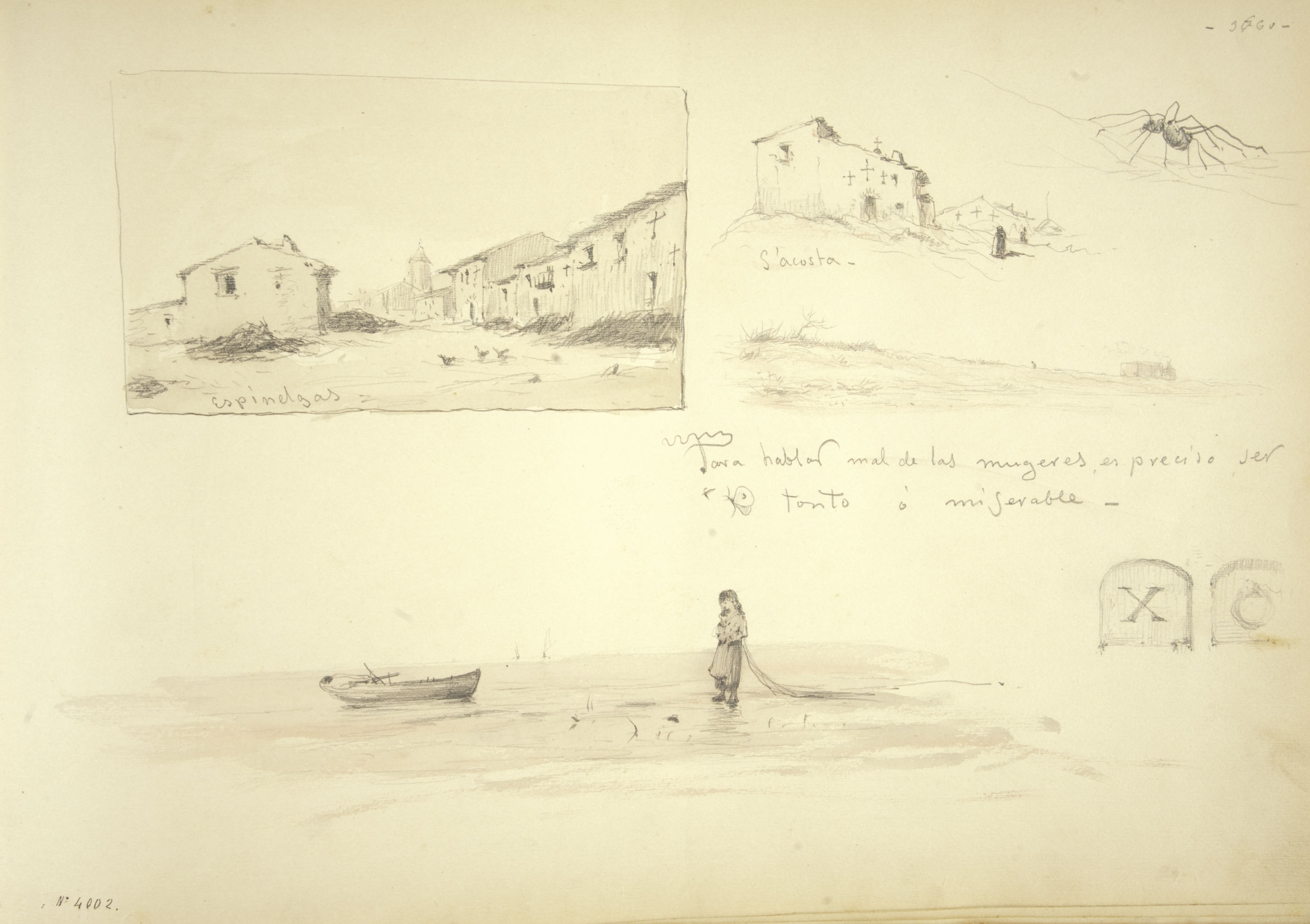 image for: Modest Urgell - Apunts diversos - Cap a 1864