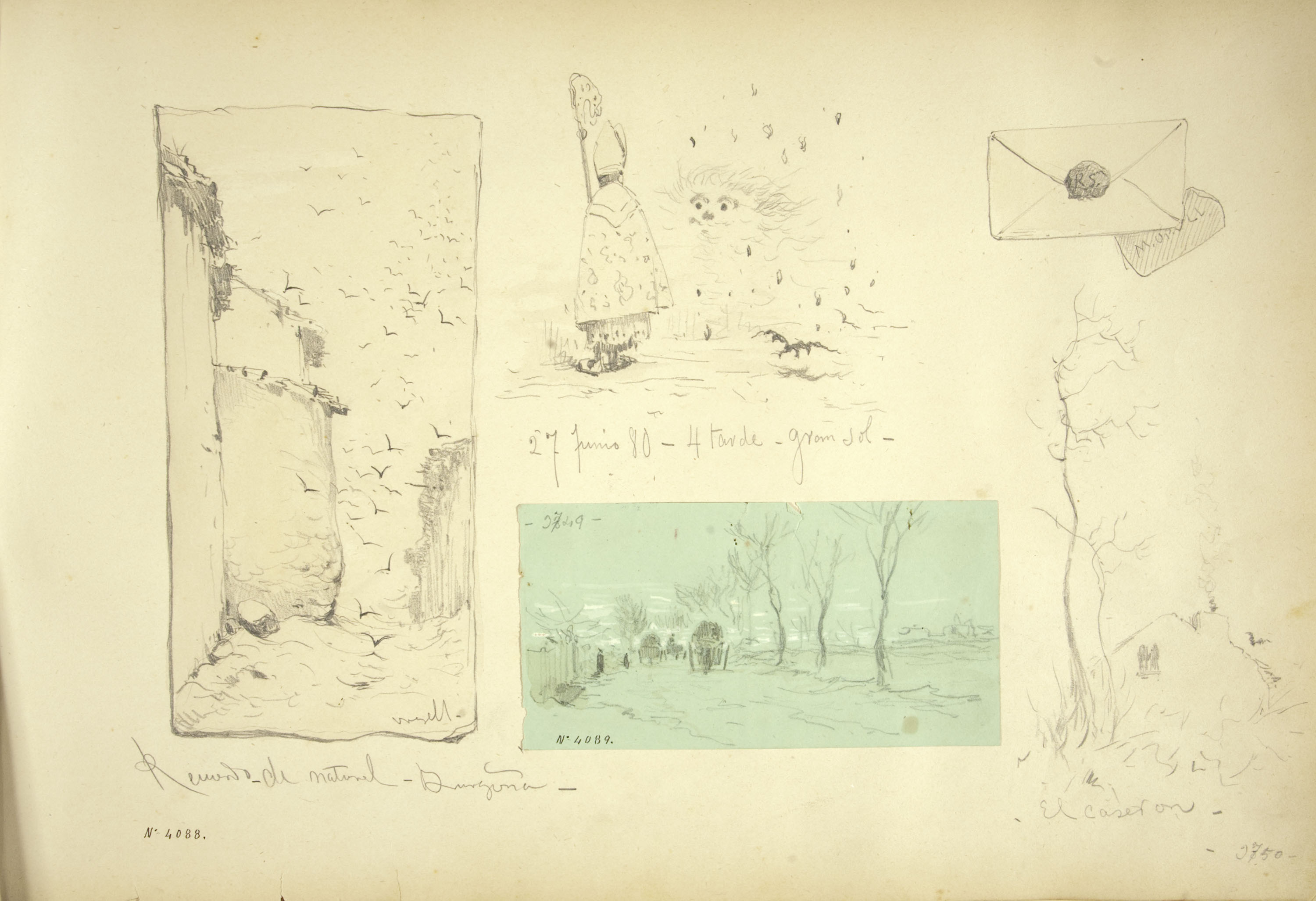 image for: Modest Urgell - Apunts diversos - 27 juny 1880