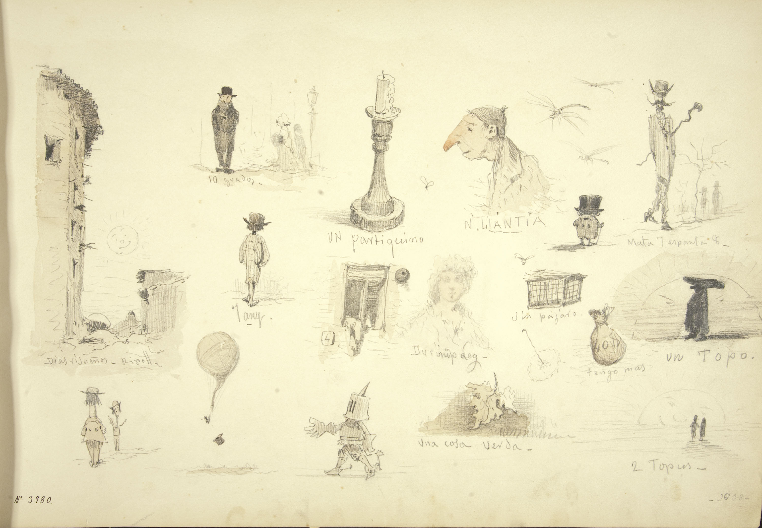 image for: Modest Urgell - Apunts satírics - Cap a 1861