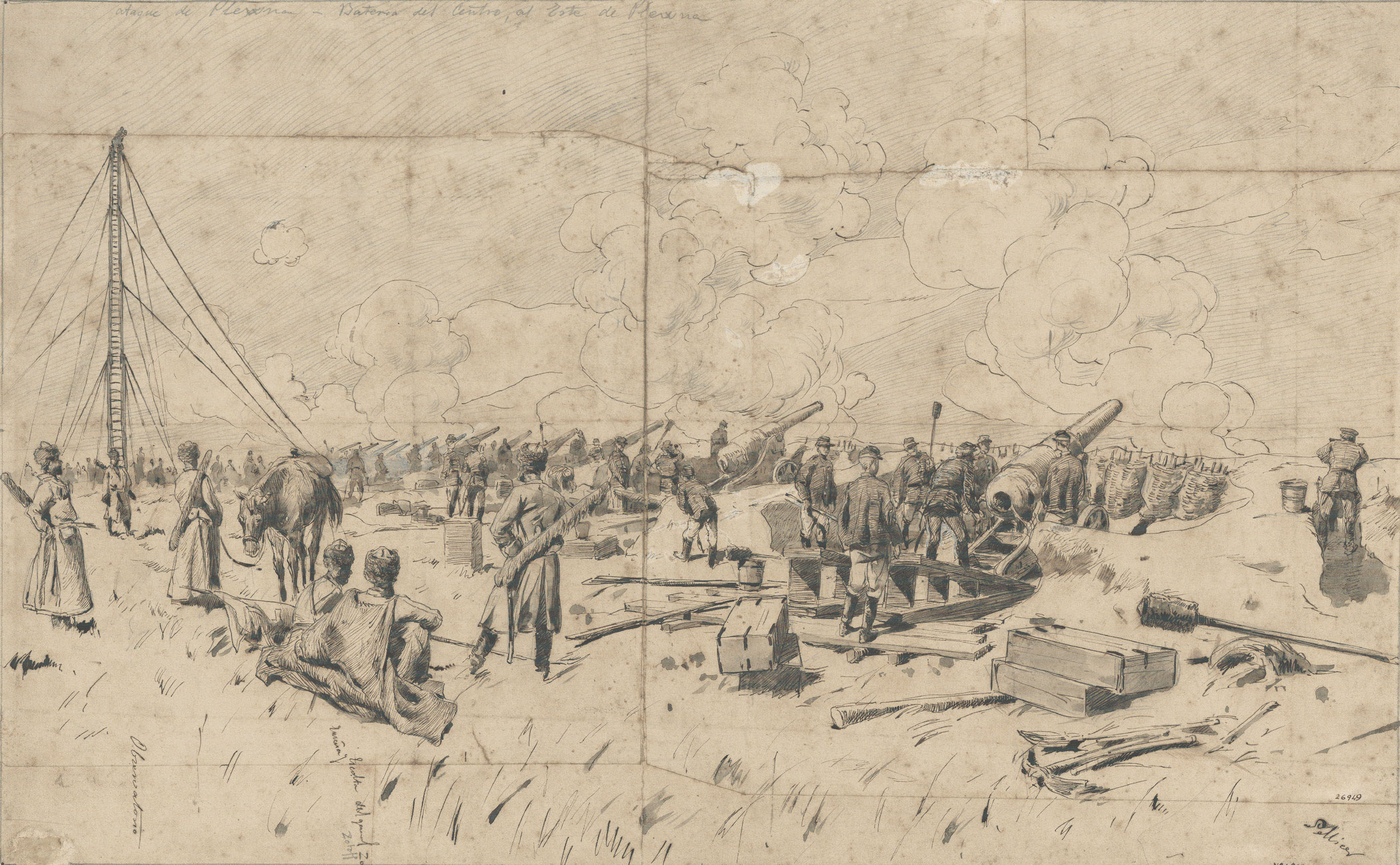 image for: Josep Lluís Pellicer - Ataque de Plewna - 1877