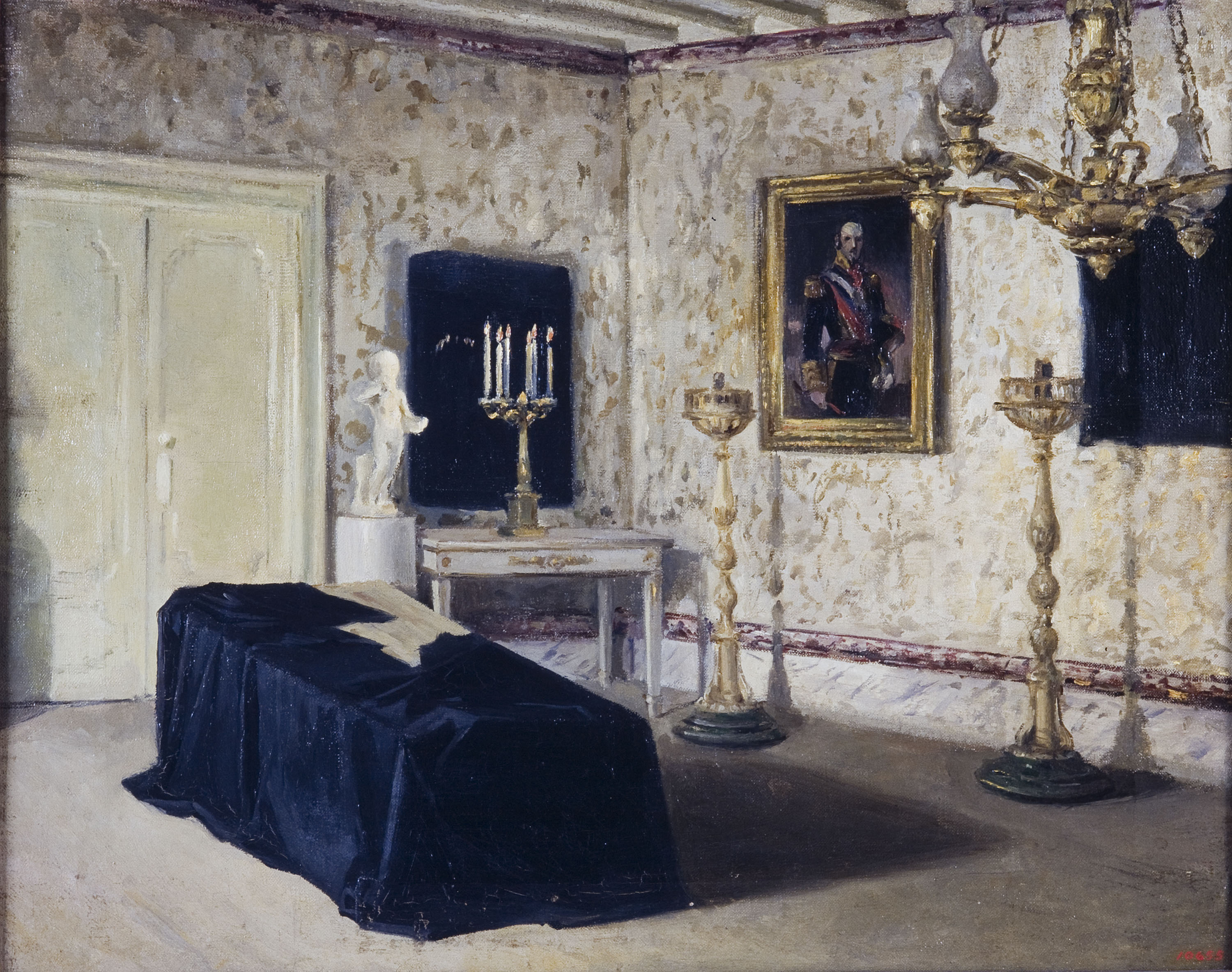 image for: Ramon Padró Pedret - Cambra mortuòria del general Espartero a Logroño - 1879