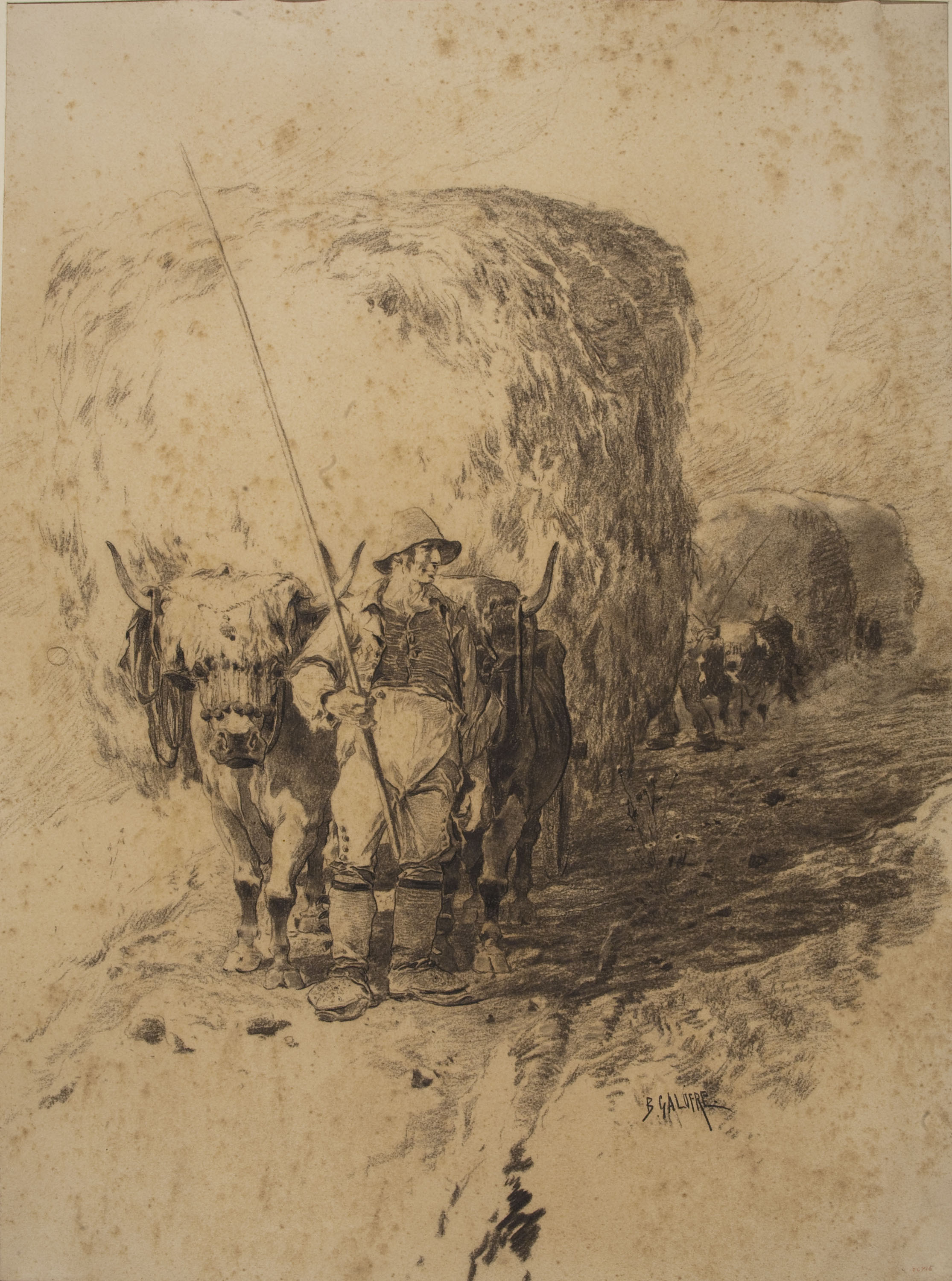 Baldomer Galofre - Carretes a Pontevedra - Cap a 1887-1889 image for: Baldomer Galofre - Carretes a Pontevedra - Cap a 1887-1889