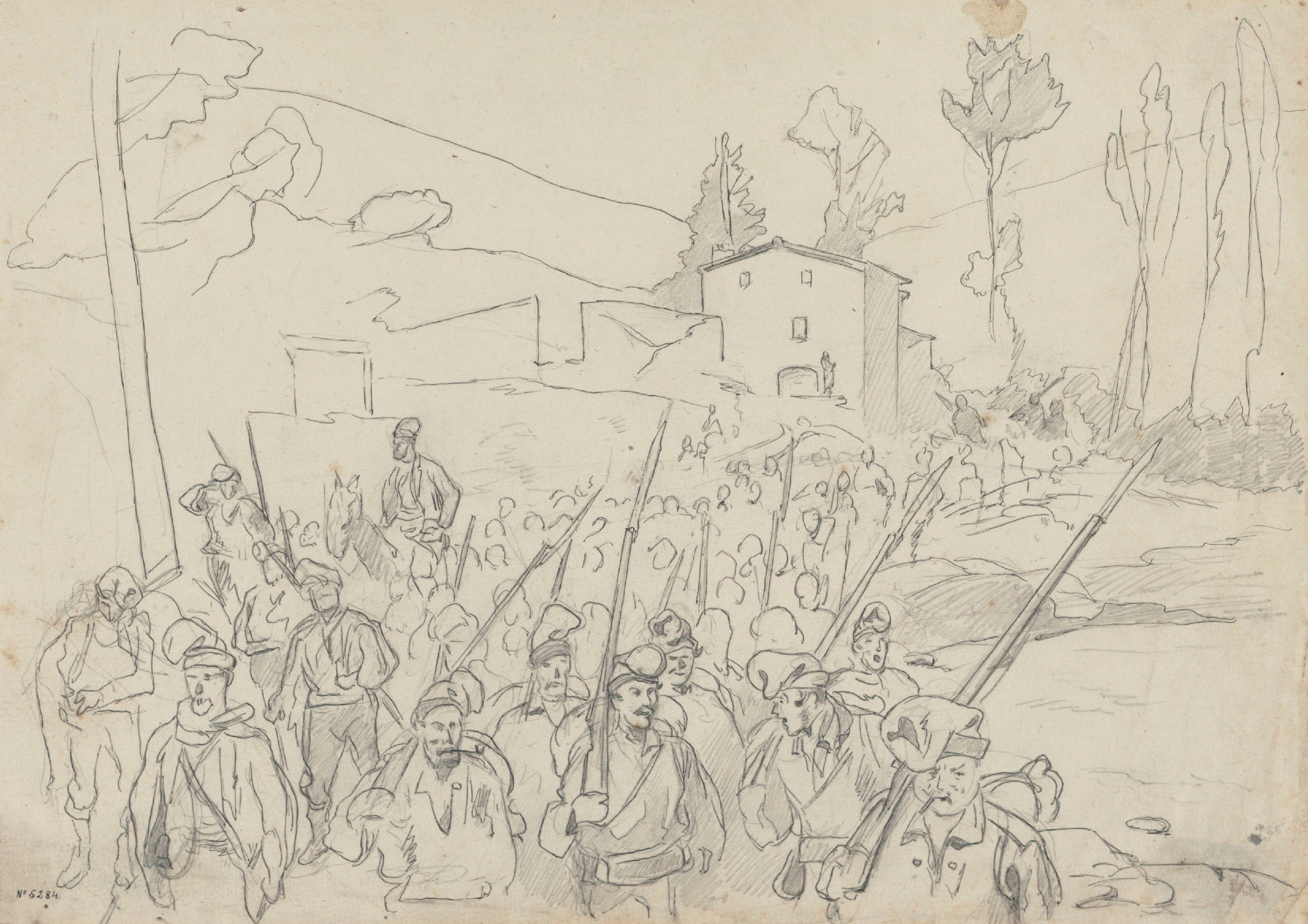 image for: Josep Lluís Pellicer - Columna de voluntaris catalans - Cap a 1872-1876