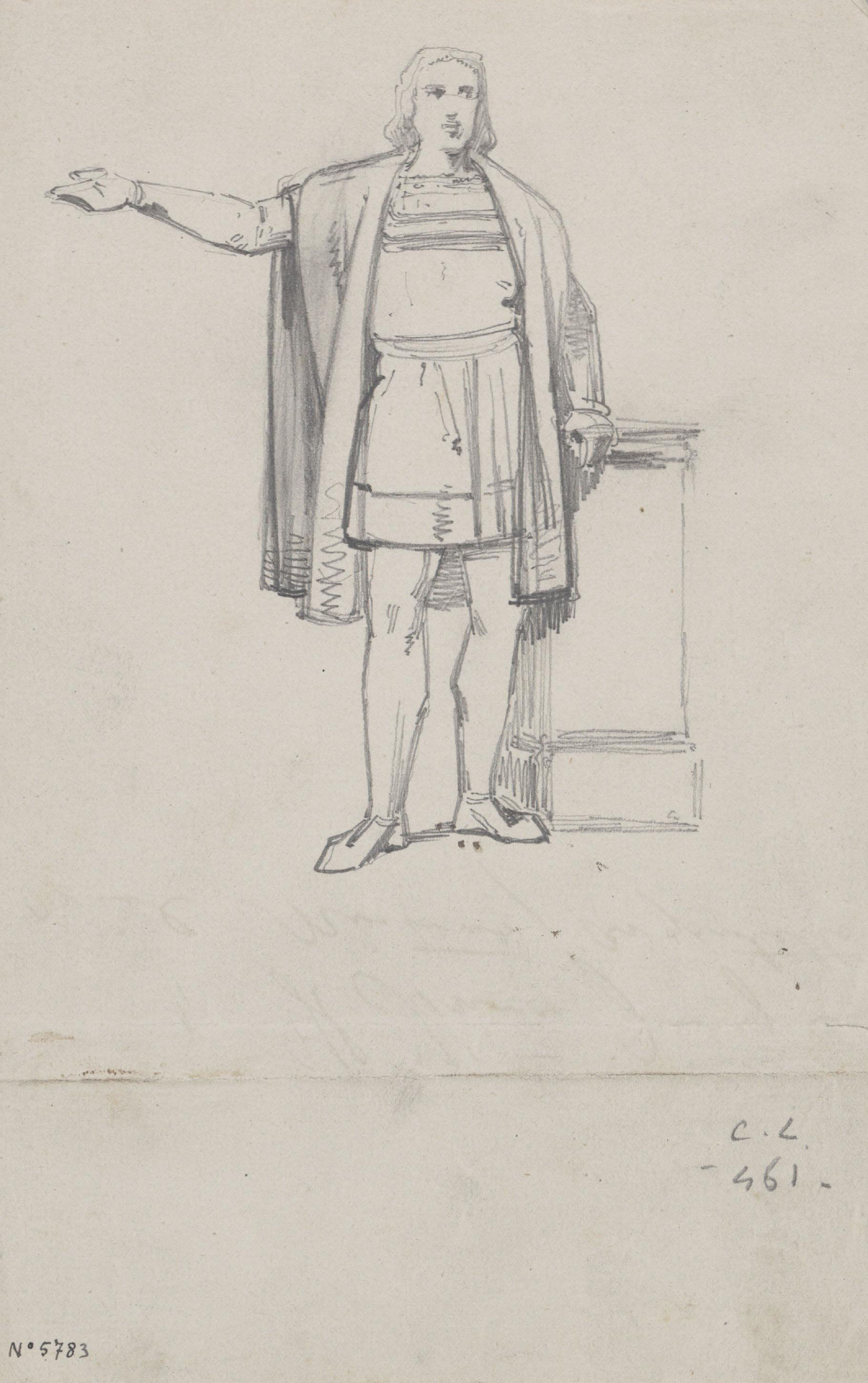 image for: Claudi Lorenzale - Cristòfor Colom [?] - Cap a 1850-1870