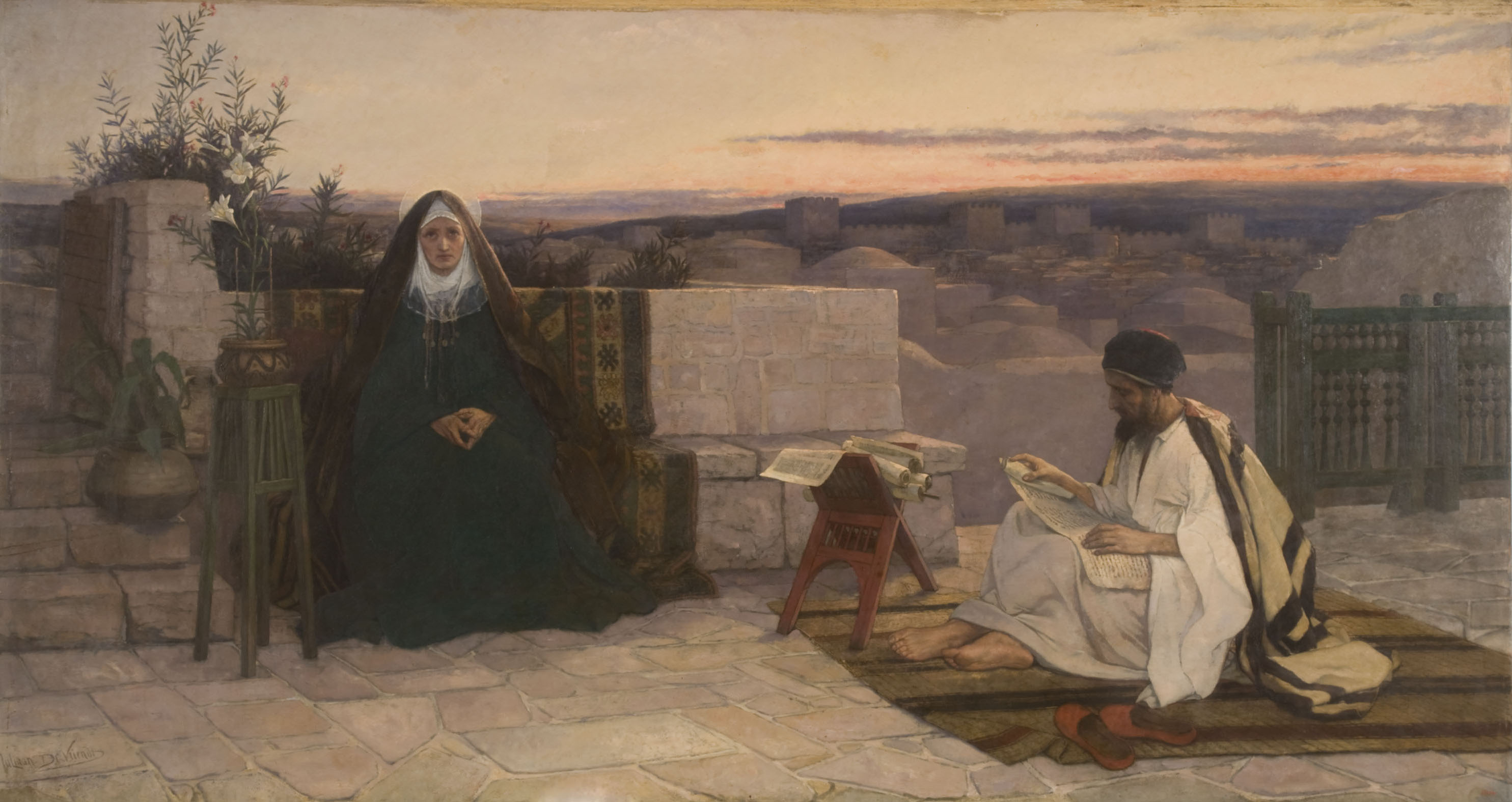 image for: Juliaan de Vriendt - Els últims dies de la Mare de Déu a Jerusalem - Cap a 1884