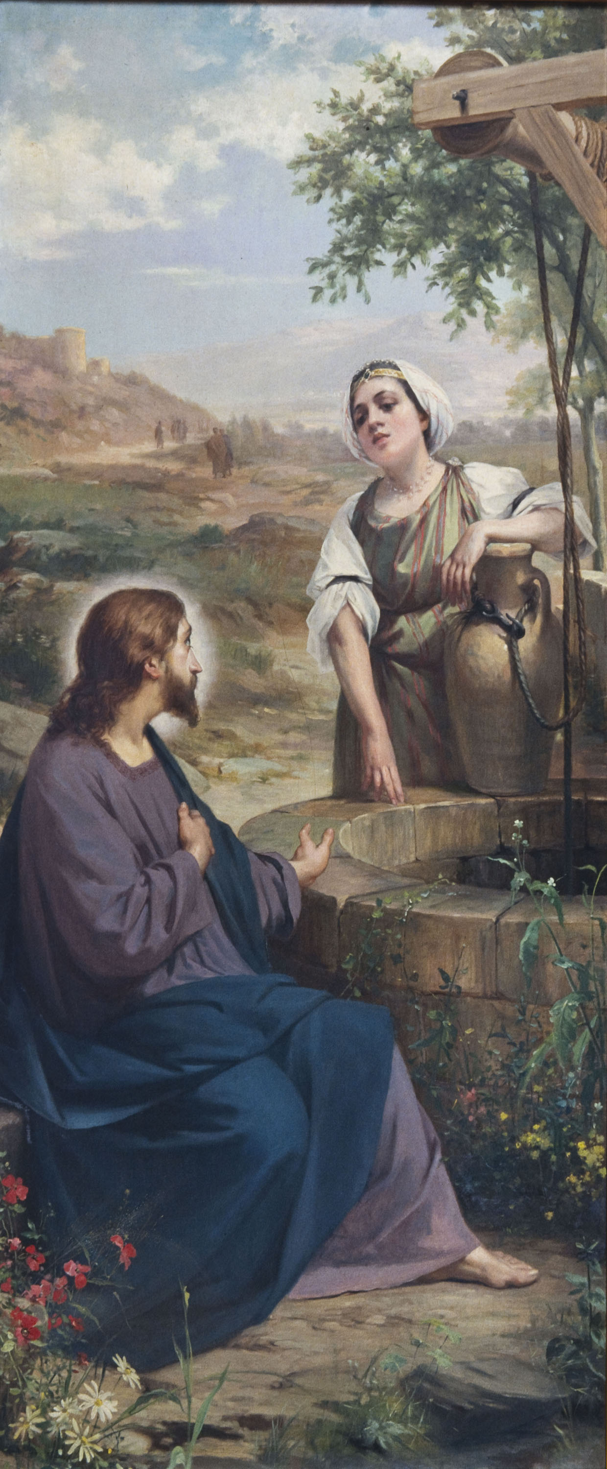 image for: Pere Borrell - La samaritana - 1896