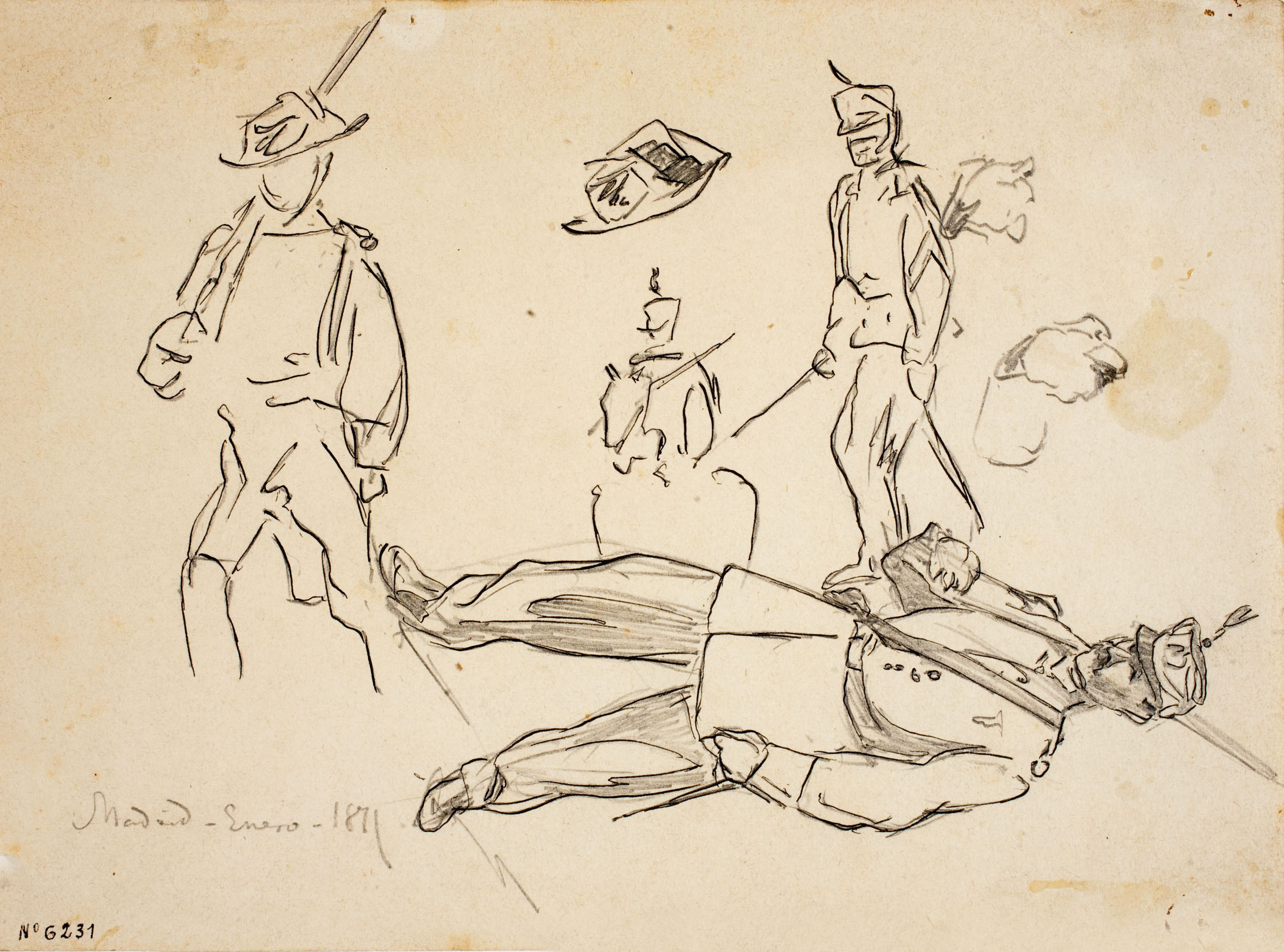 image for: Josep Lluís Pellicer - Militars - 1871