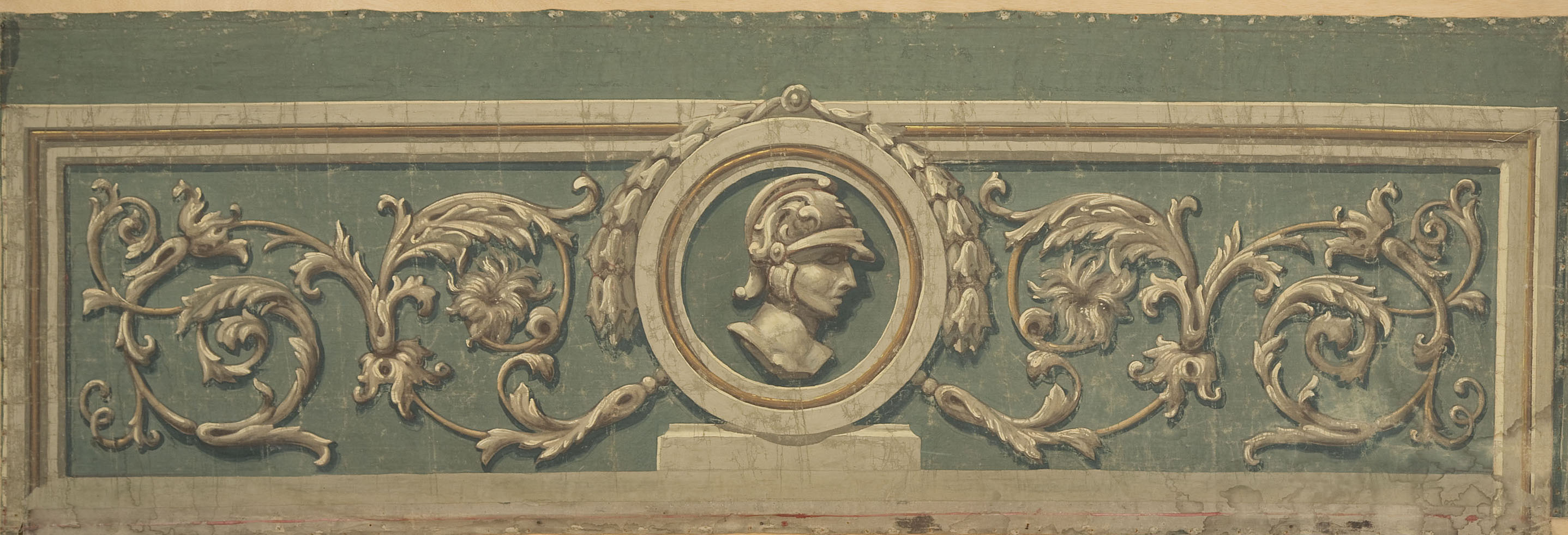 image for: Francesc Pla Duran dit El Vigatà - Sobreporta amb motius ornamentals - Entre 1790-1800
