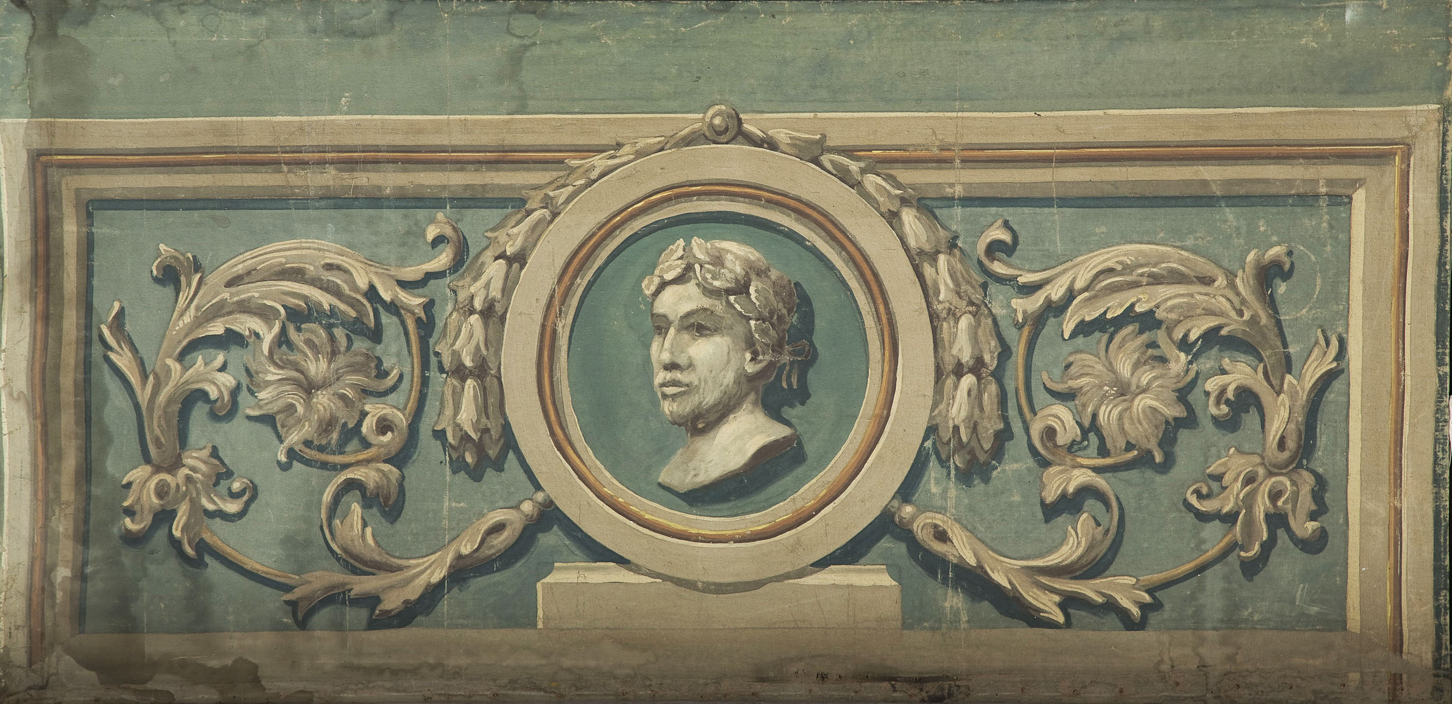 image for: Francesc Pla Duran dit El Vigatà - Sobreporta amb motius ornamentals - Entre 1790-1800