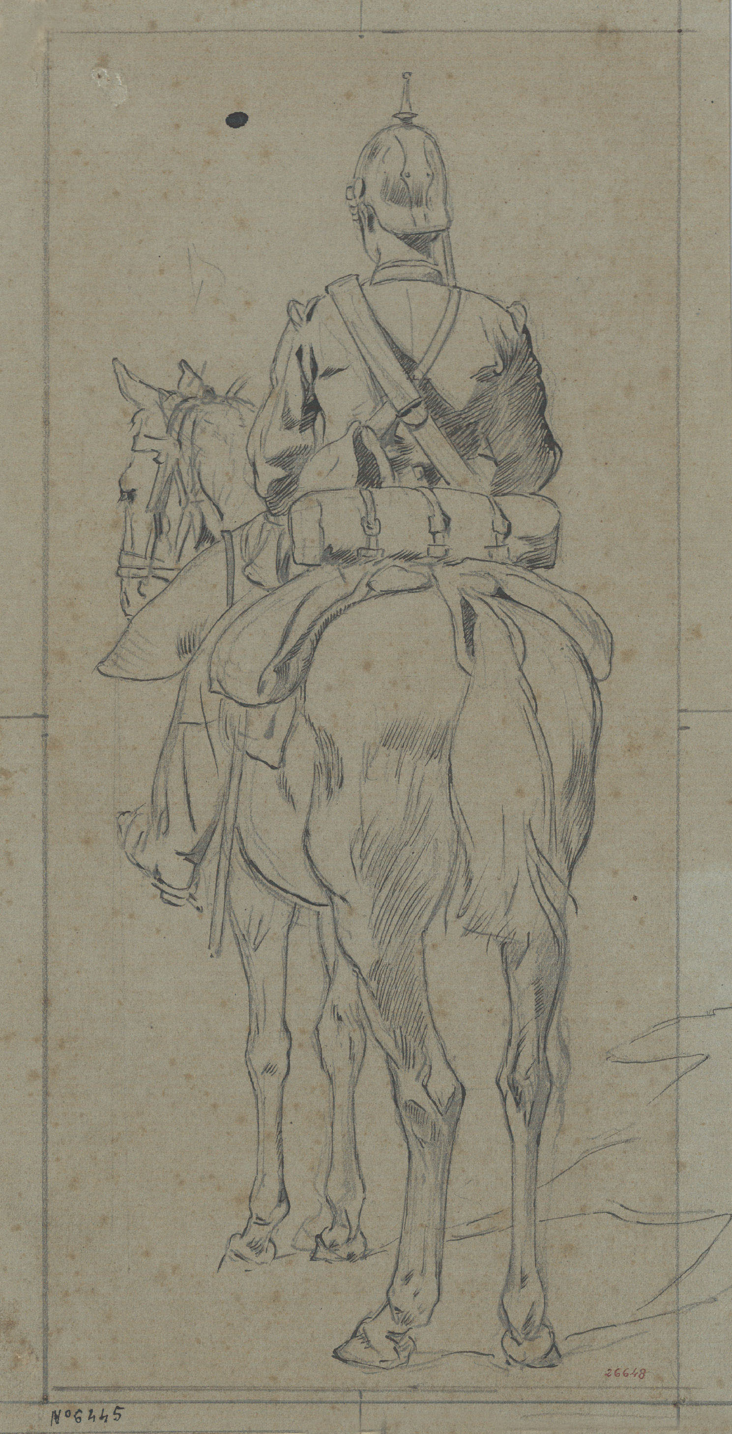 image for: Josep Lluís Pellicer - Soldat de cavalleria - Cap a 1872-1876