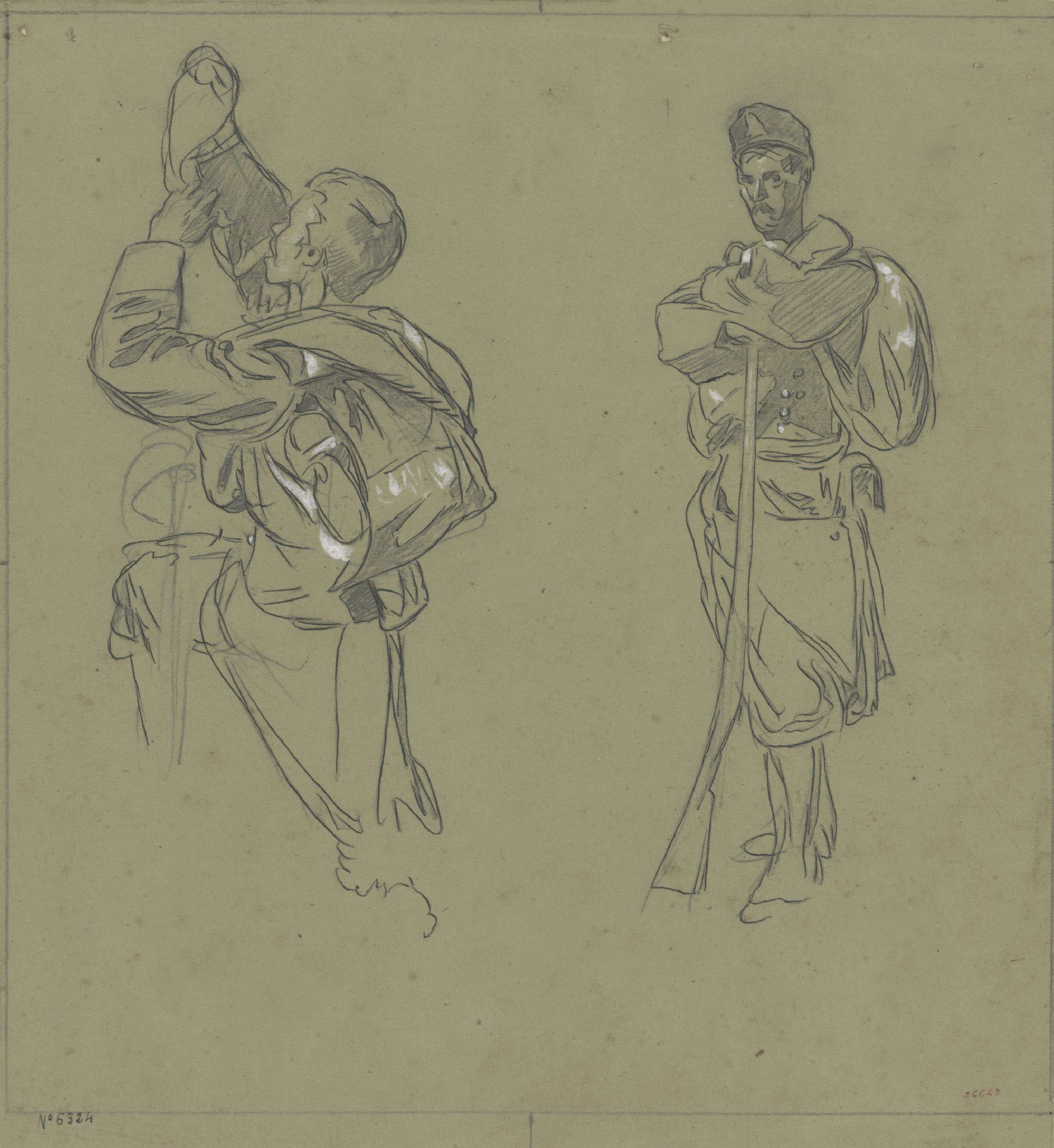 image for: Josep Lluís Pellicer - Soldats - Cap a 1872-1876