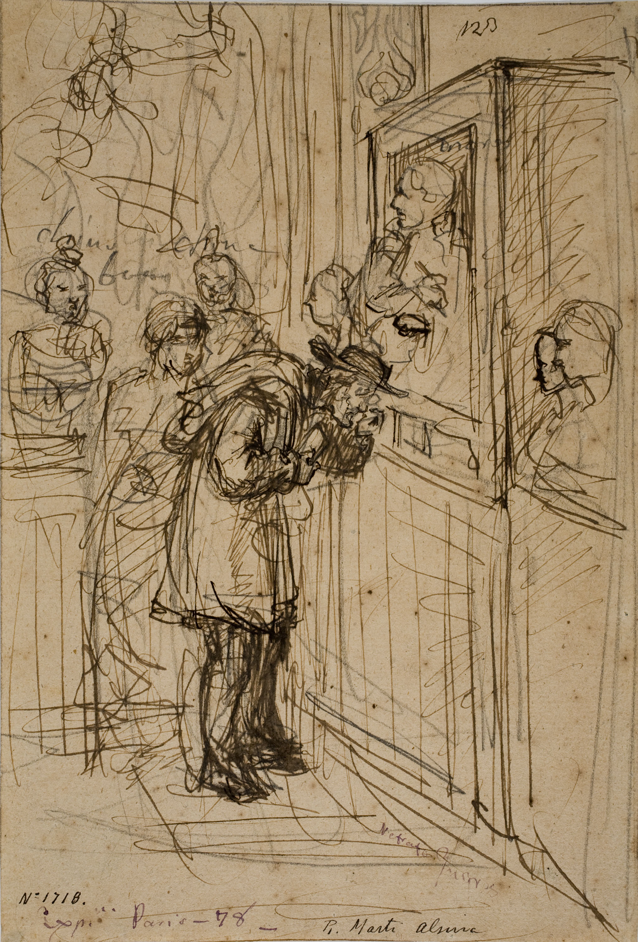 image for: Ramon Martí i Alsina - Una sala d'exposicions - 1878