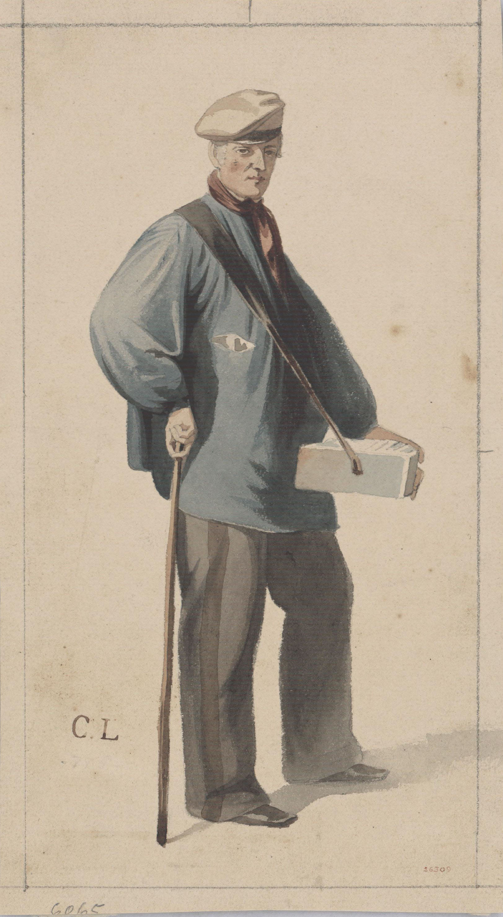 image for: Claudi Lorenzale - Venedor ambulant - Cap a 1840-1850