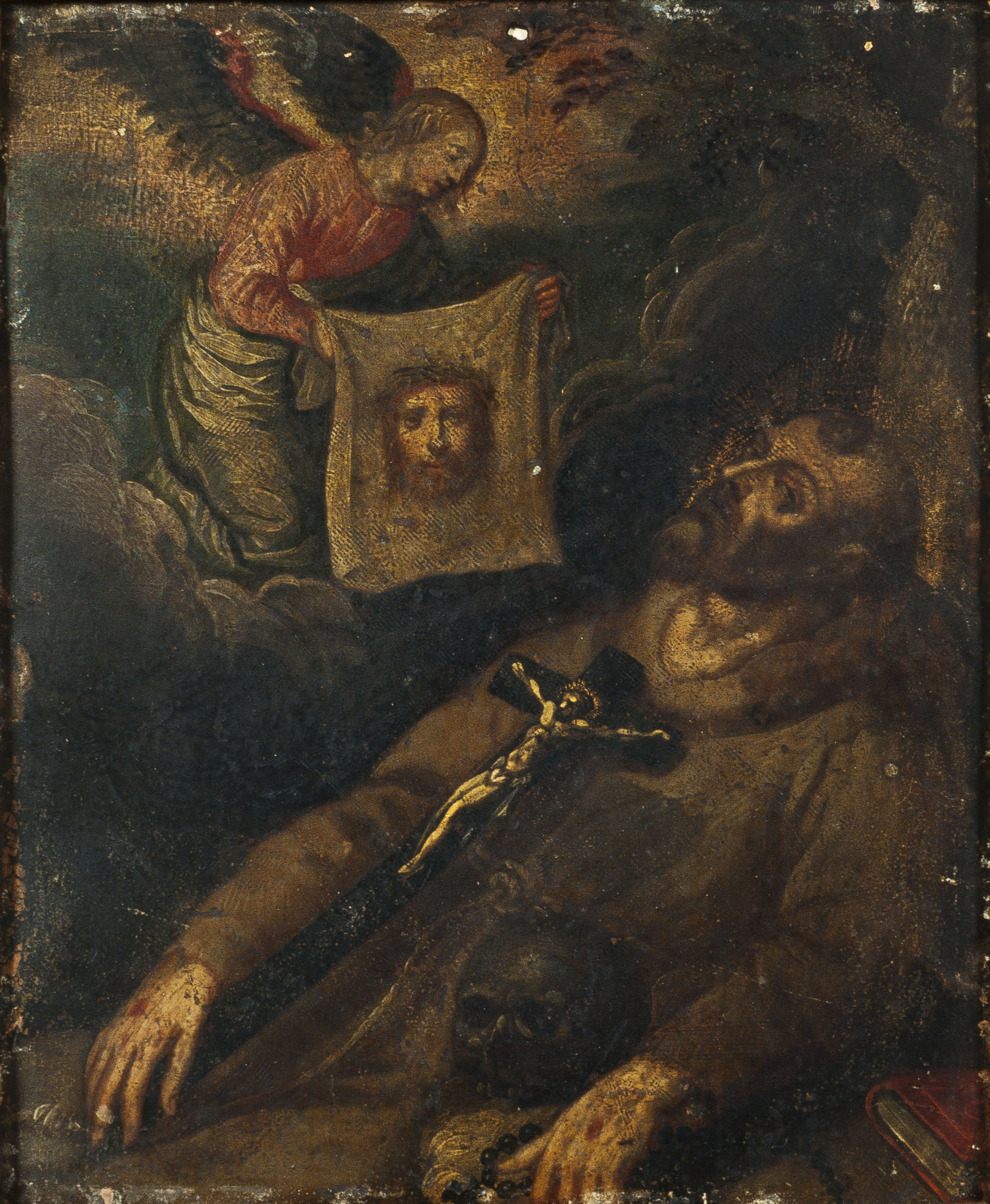 image for: Anònim - Visió de sant Francesc d'Assís - Segle XVII