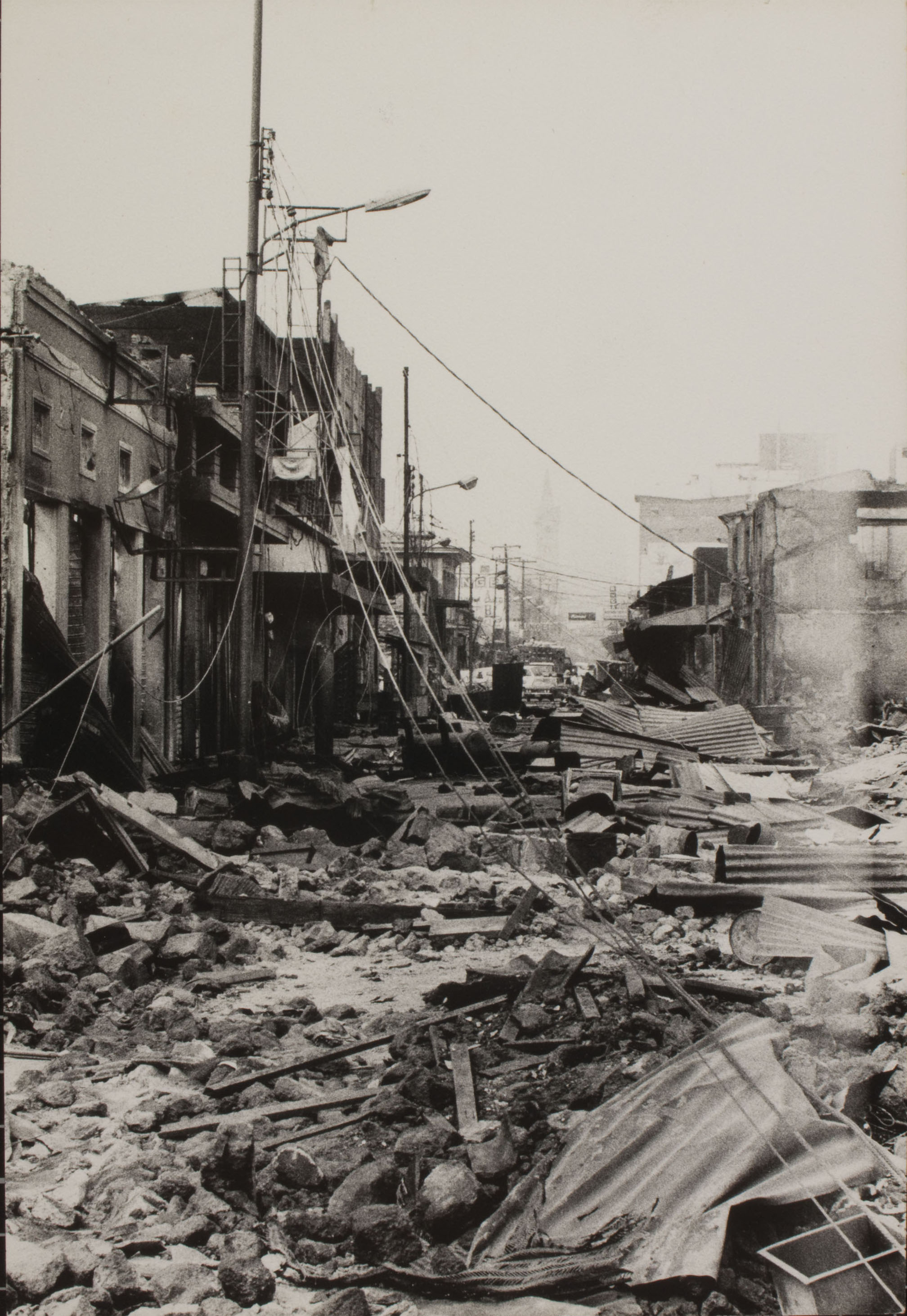 Oriol Maspons - Terratrèmol de Managua (Nicaragua) - 1972 image for: Oriol Maspons - Terratrèmol de Managua (Nicaragua) - 1972