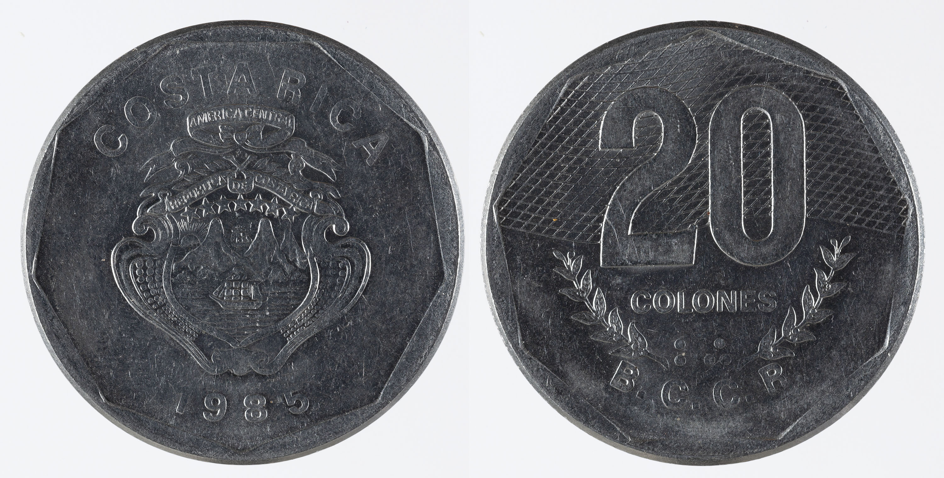 image for: República de Costa Rica - 10 colons - 1985