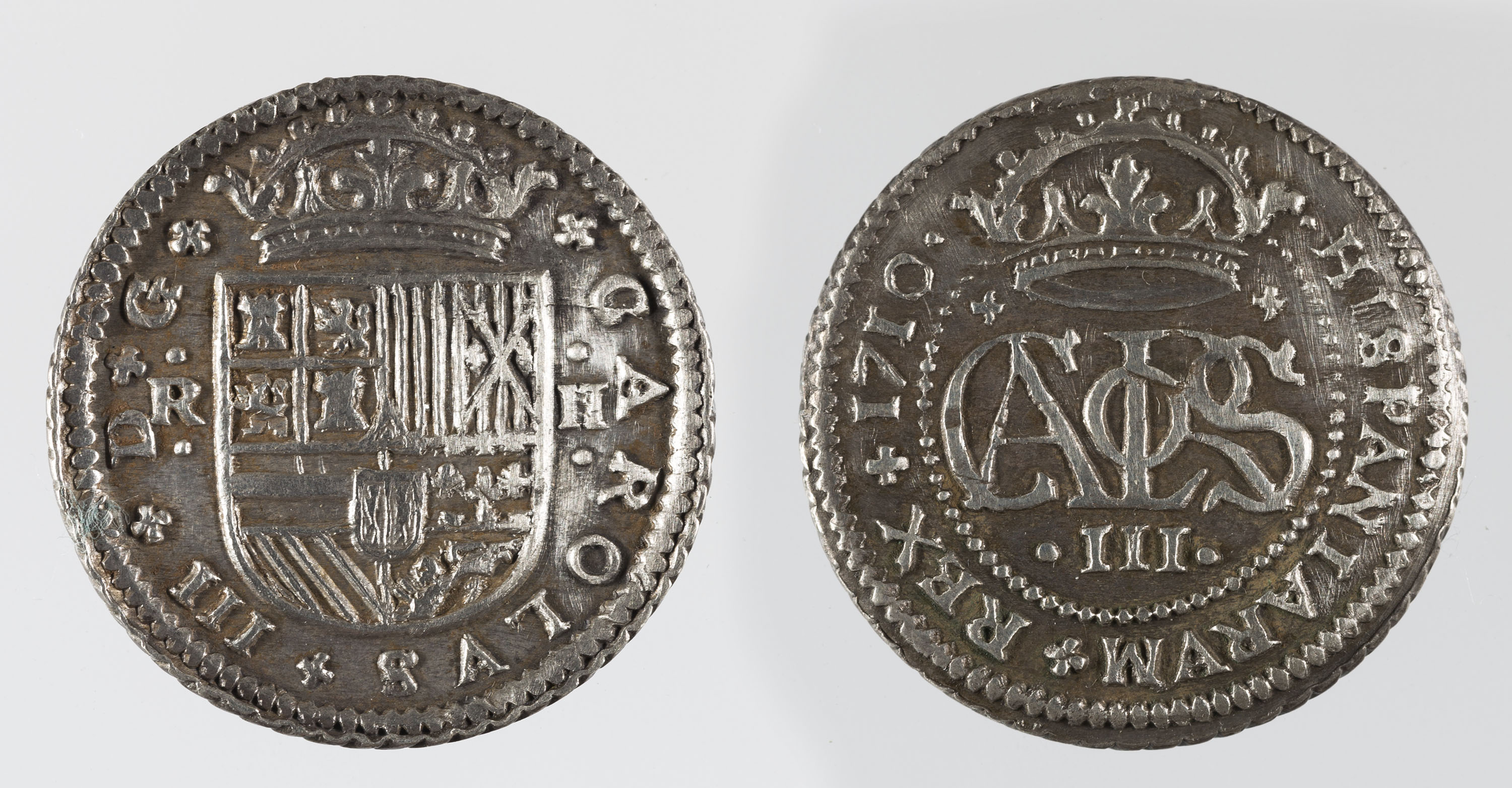 Arxiduc Carles d'Àustria - 2 rals - 1710 image for: Arxiduc Carles d'Àustria - 2 rals - 1710