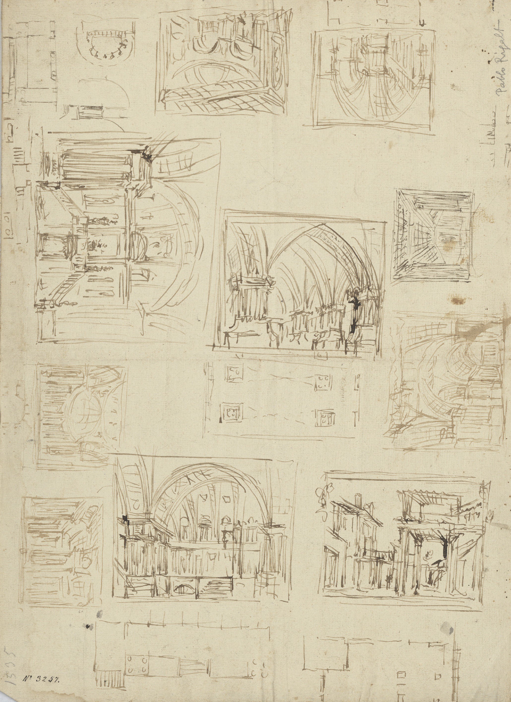 image for: Pau Rigalt - Croquis per escenografies - Cap a 1820-1830