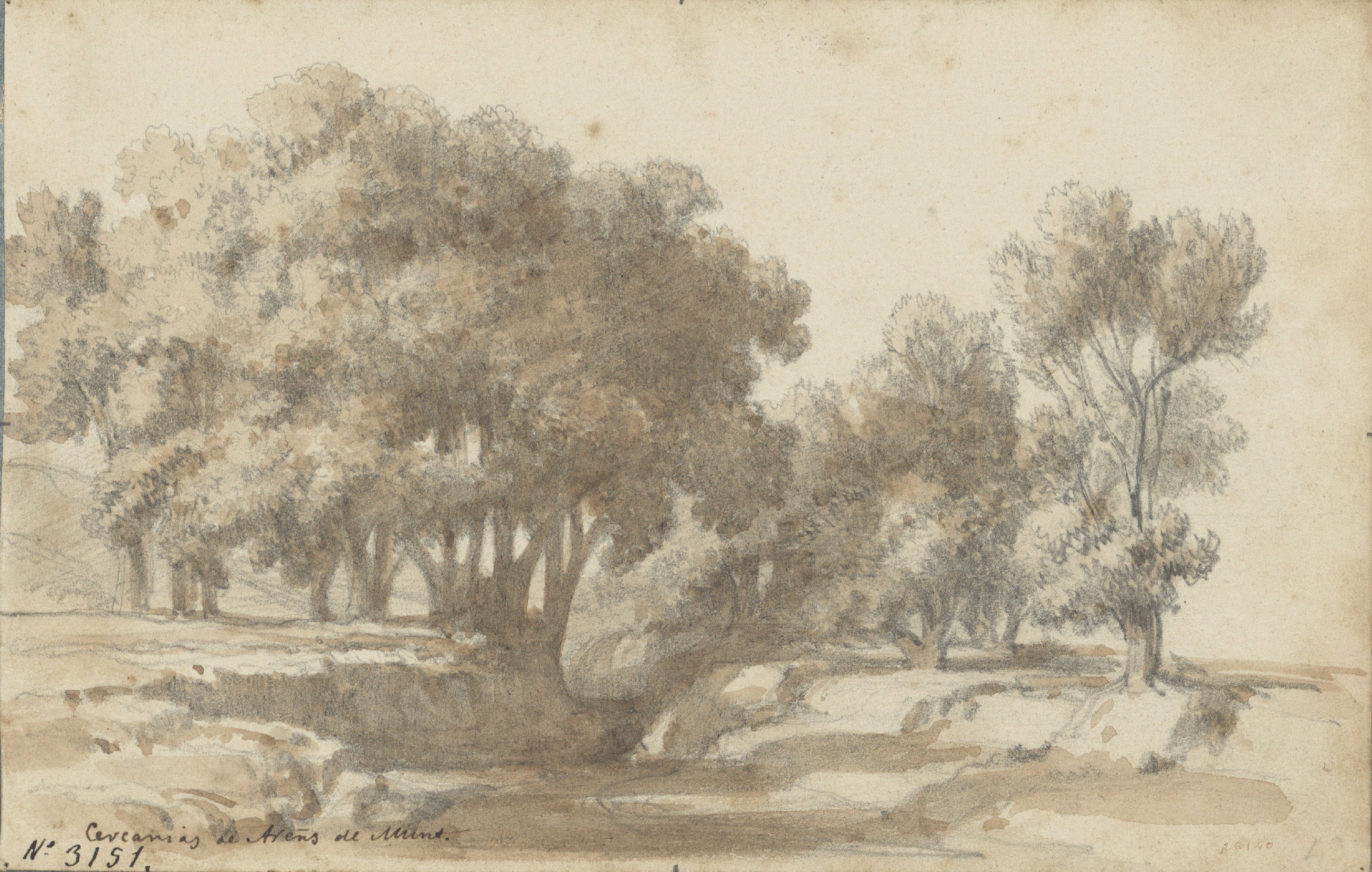 image for: Lluís Rigalt - Cercanías de Areñs de Munt - Cap a 1850-1851