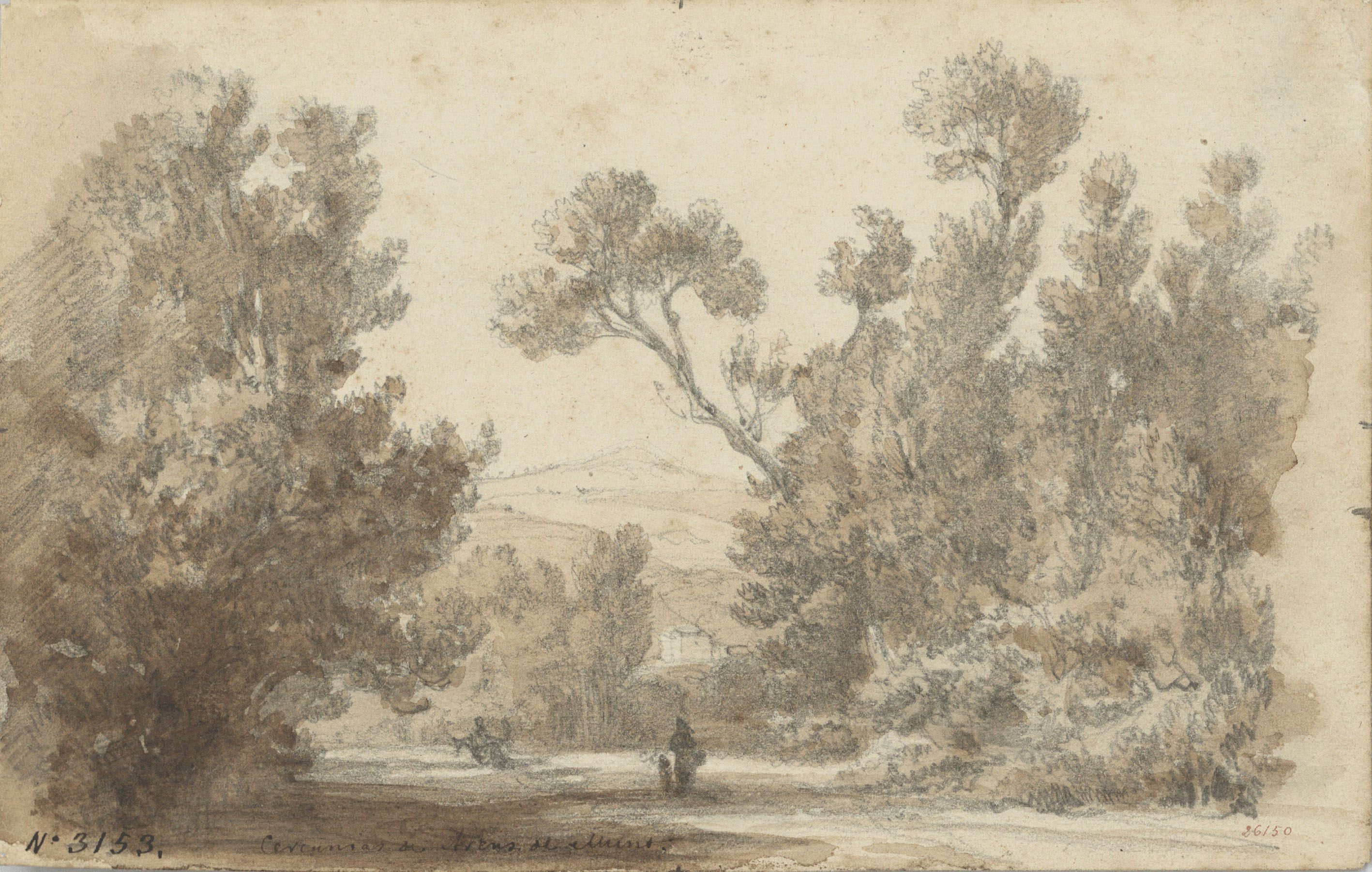 image for: Lluís Rigalt - Cercanías de Arens de Munt - Cap a 1851