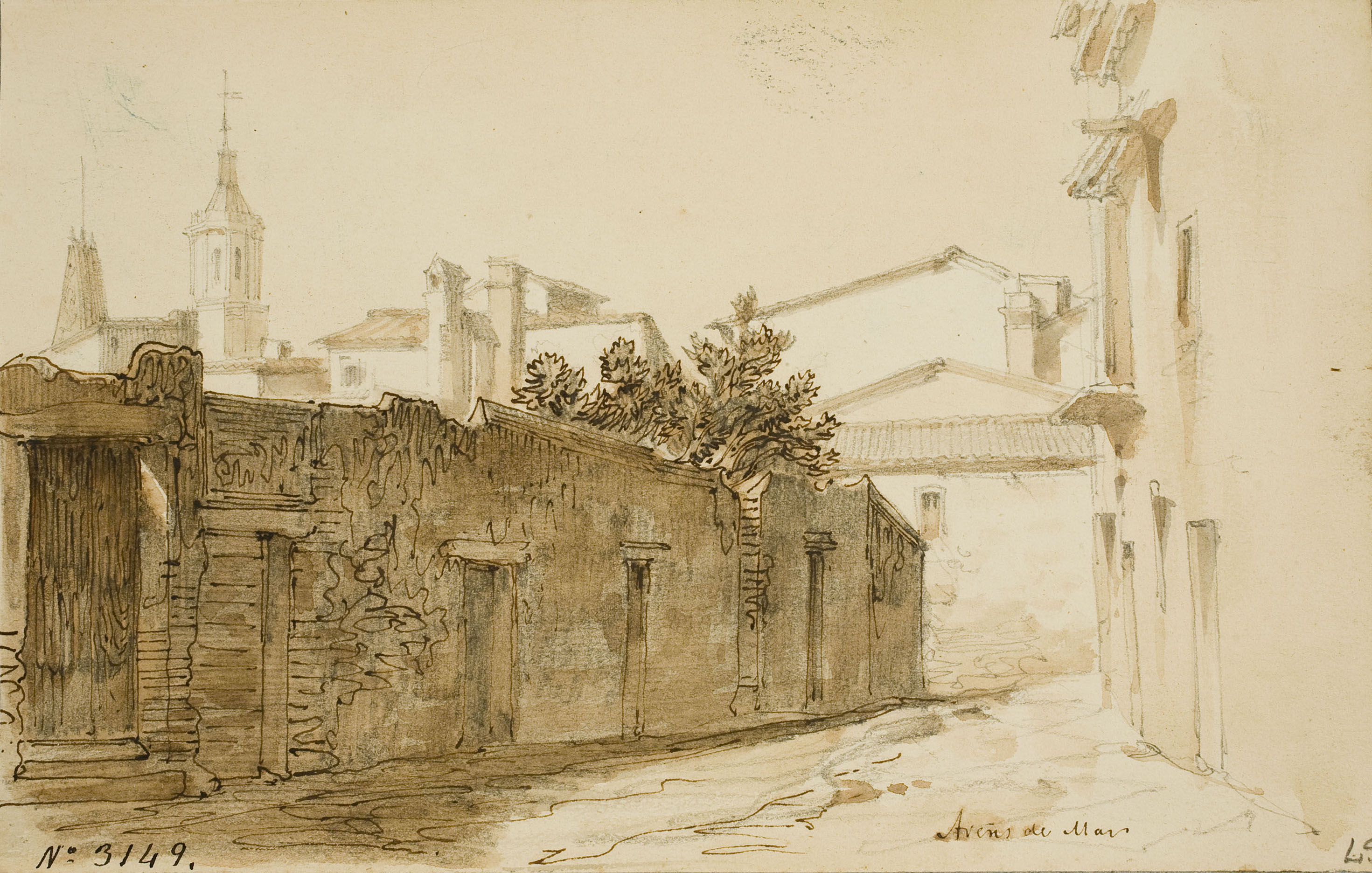 image for: Lluís Rigalt - Areñs de Mar - Cap a 1873-1874