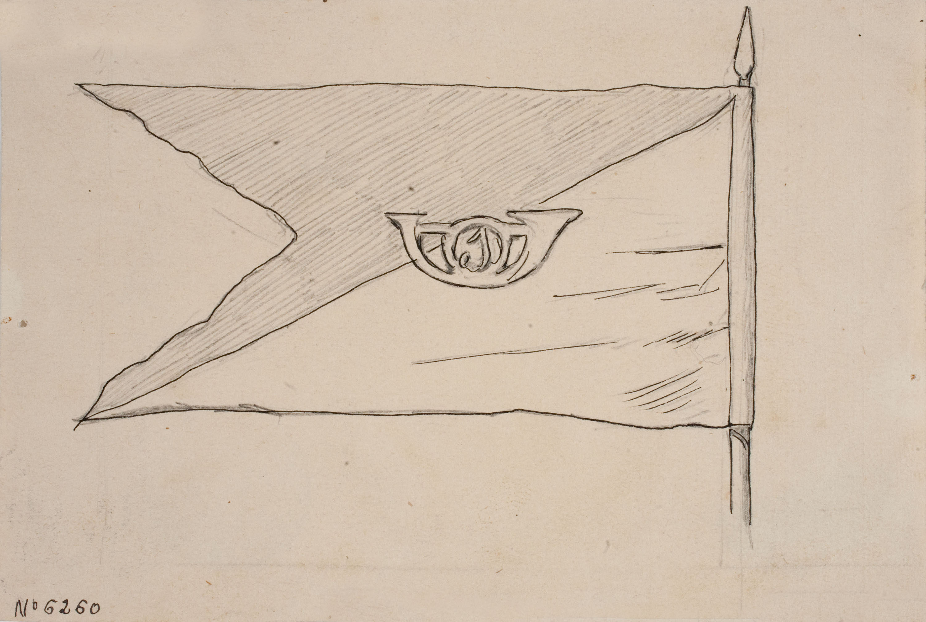 image for: Josep Lluís Pellicer - Bandera del primer batalló de Navarra - 1874