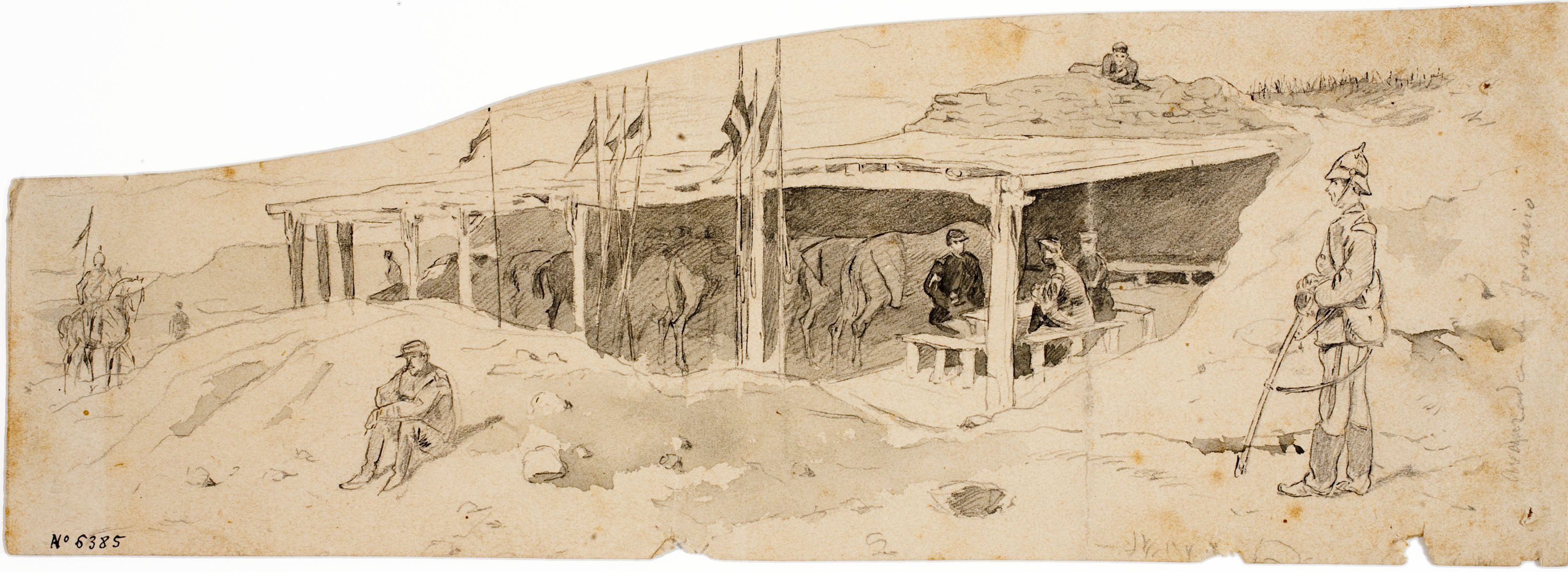 image for: Josep Lluís Pellicer - «Avançada de Fornerio» - Cap a 1872-1876