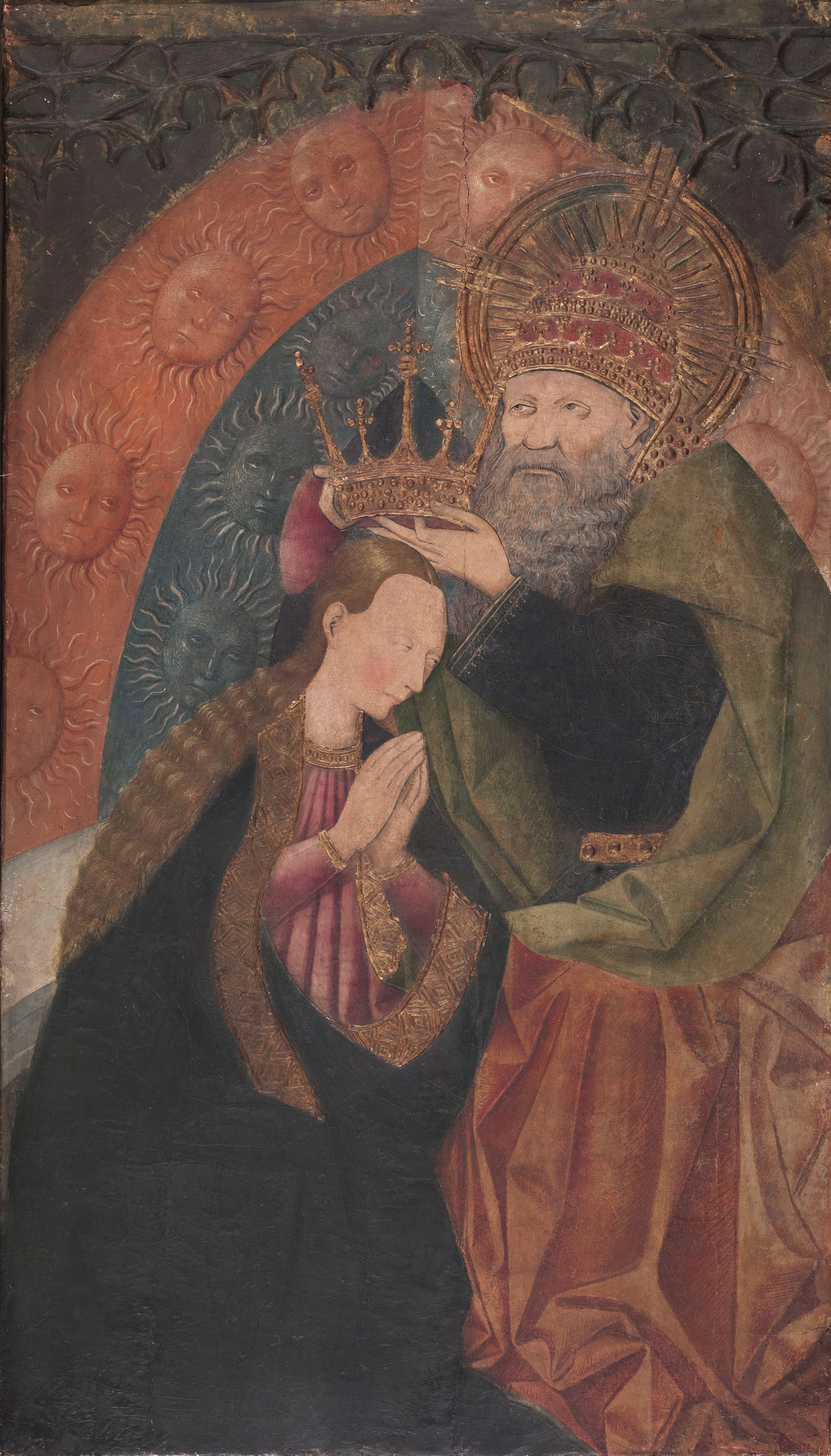 image for: Mestre de Cervera de la Cañada - Coronació de la Mare de Déu - Segona meitat del segle XV