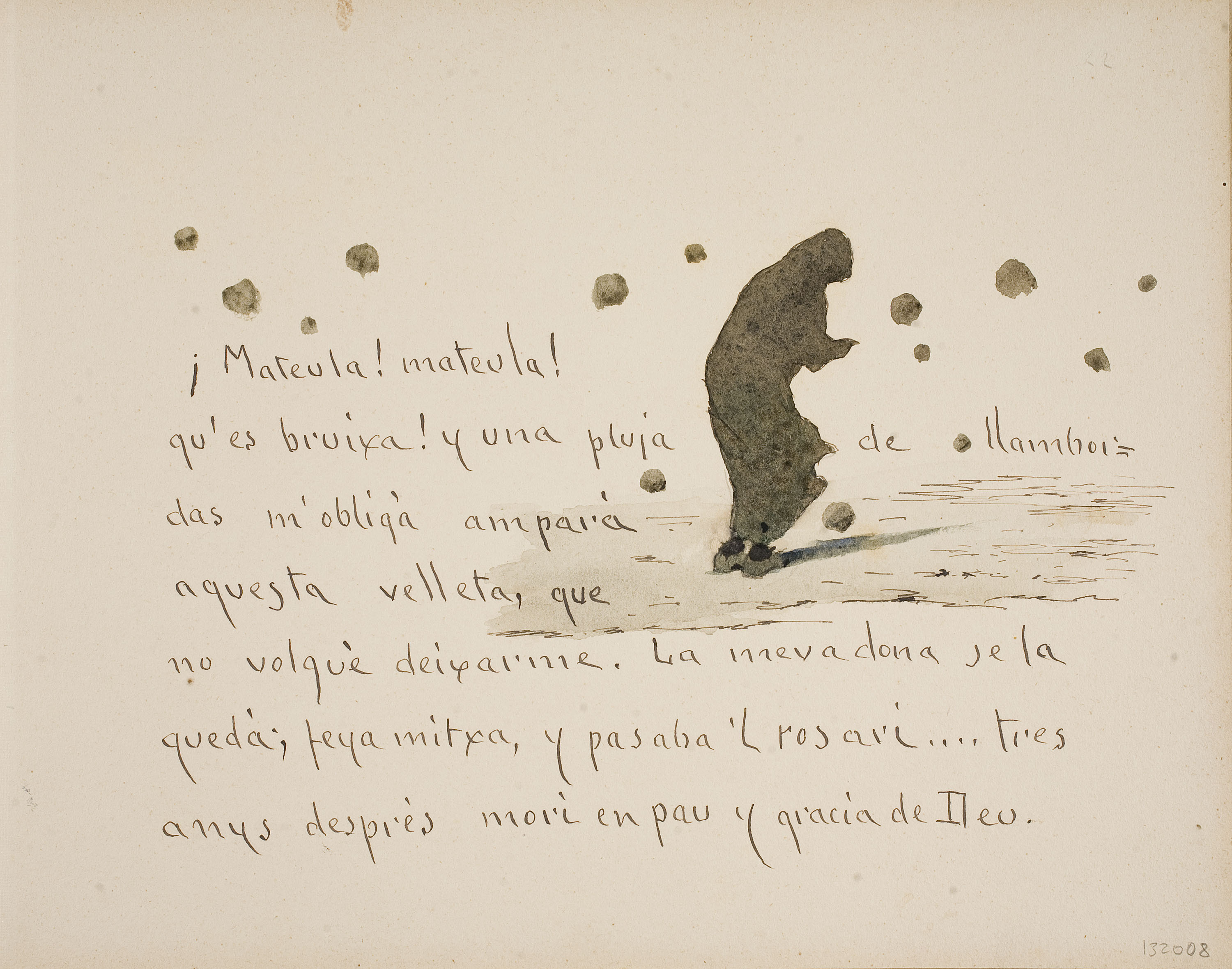 image for: Modest Urgell - ¡Mateula! mateula! qu'es bruixa - 1918